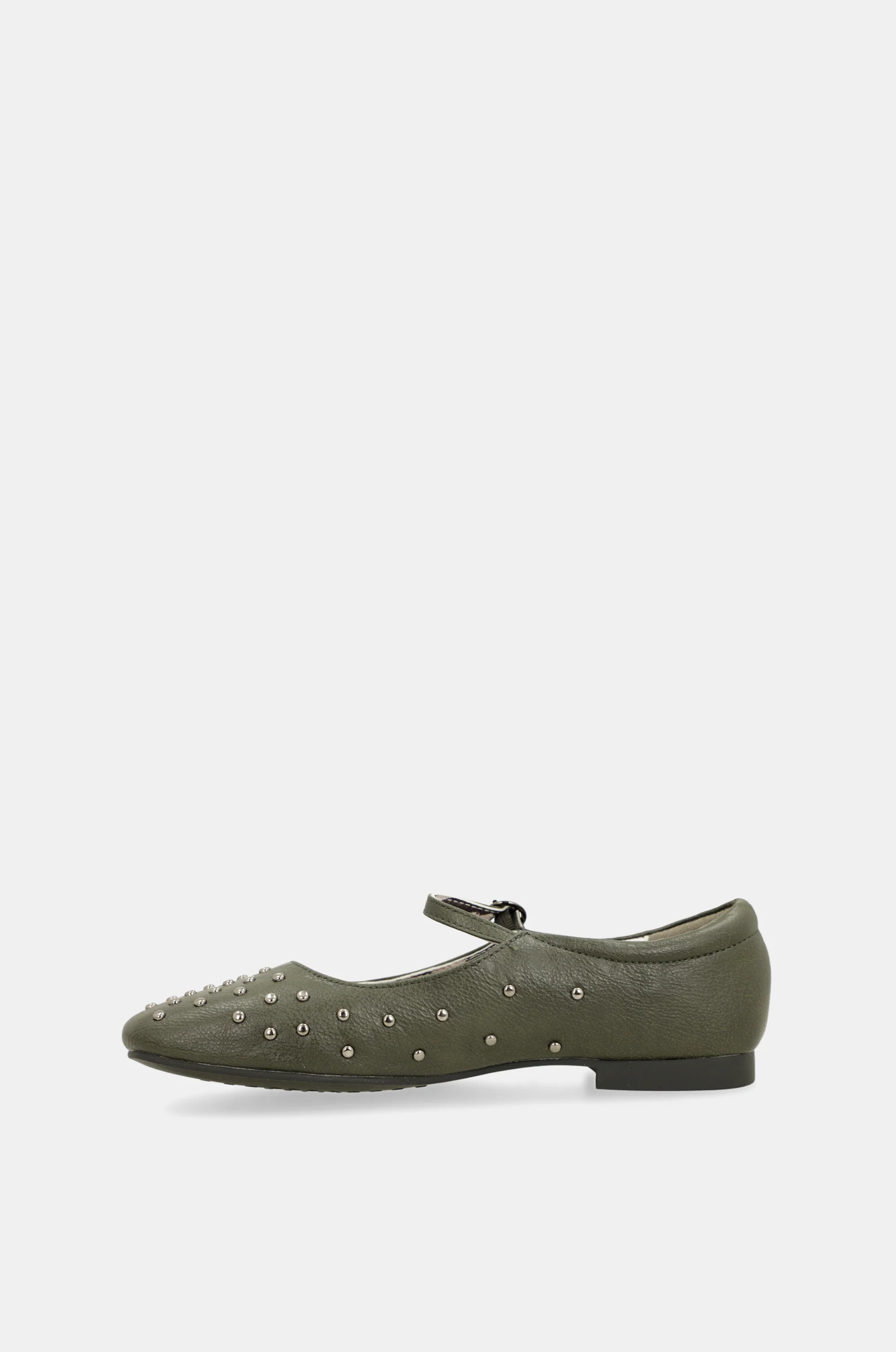 Ballerines cloutées kaki - Image 8