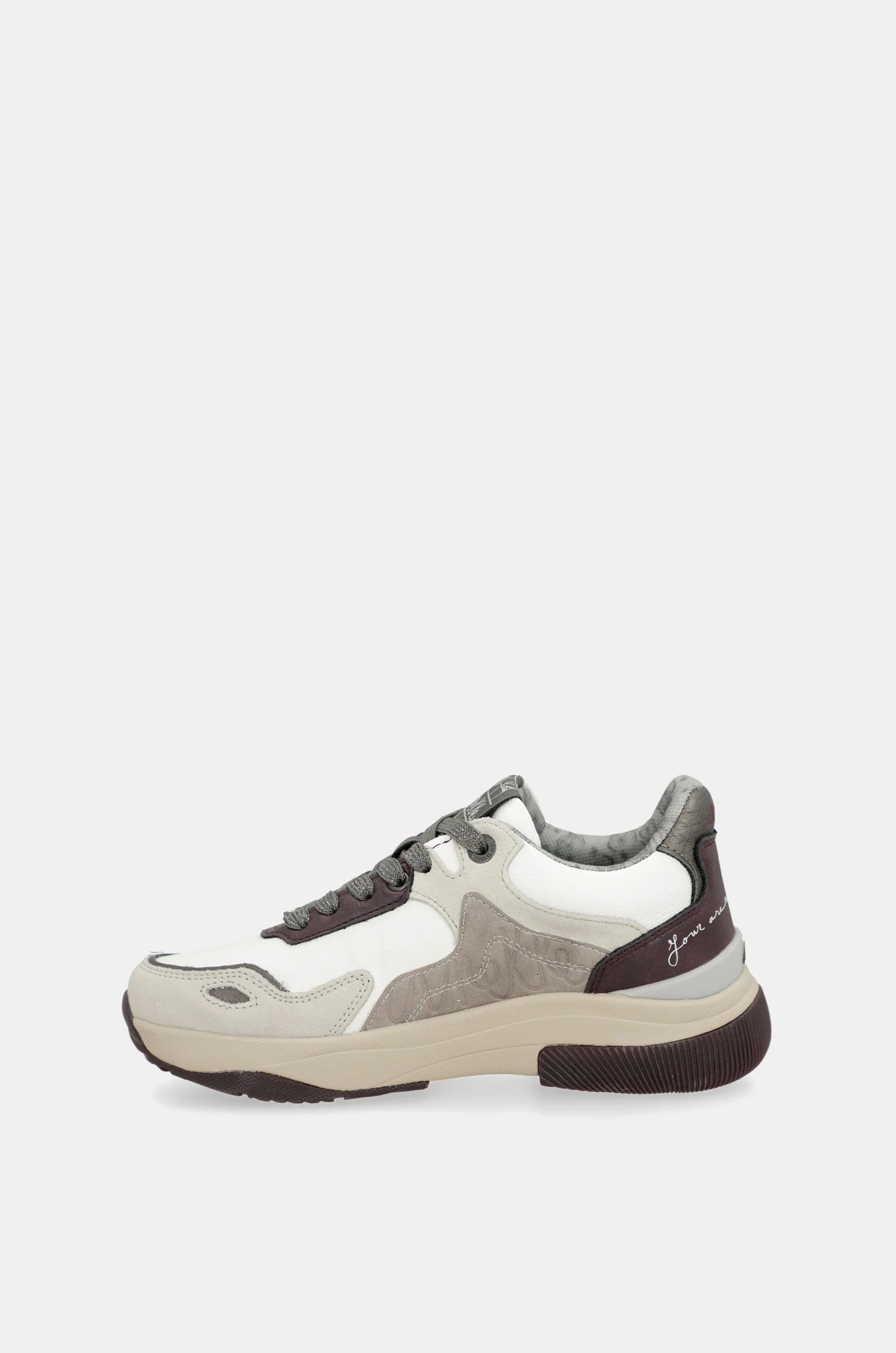 Baskets blanc et bordeaux - Image 8