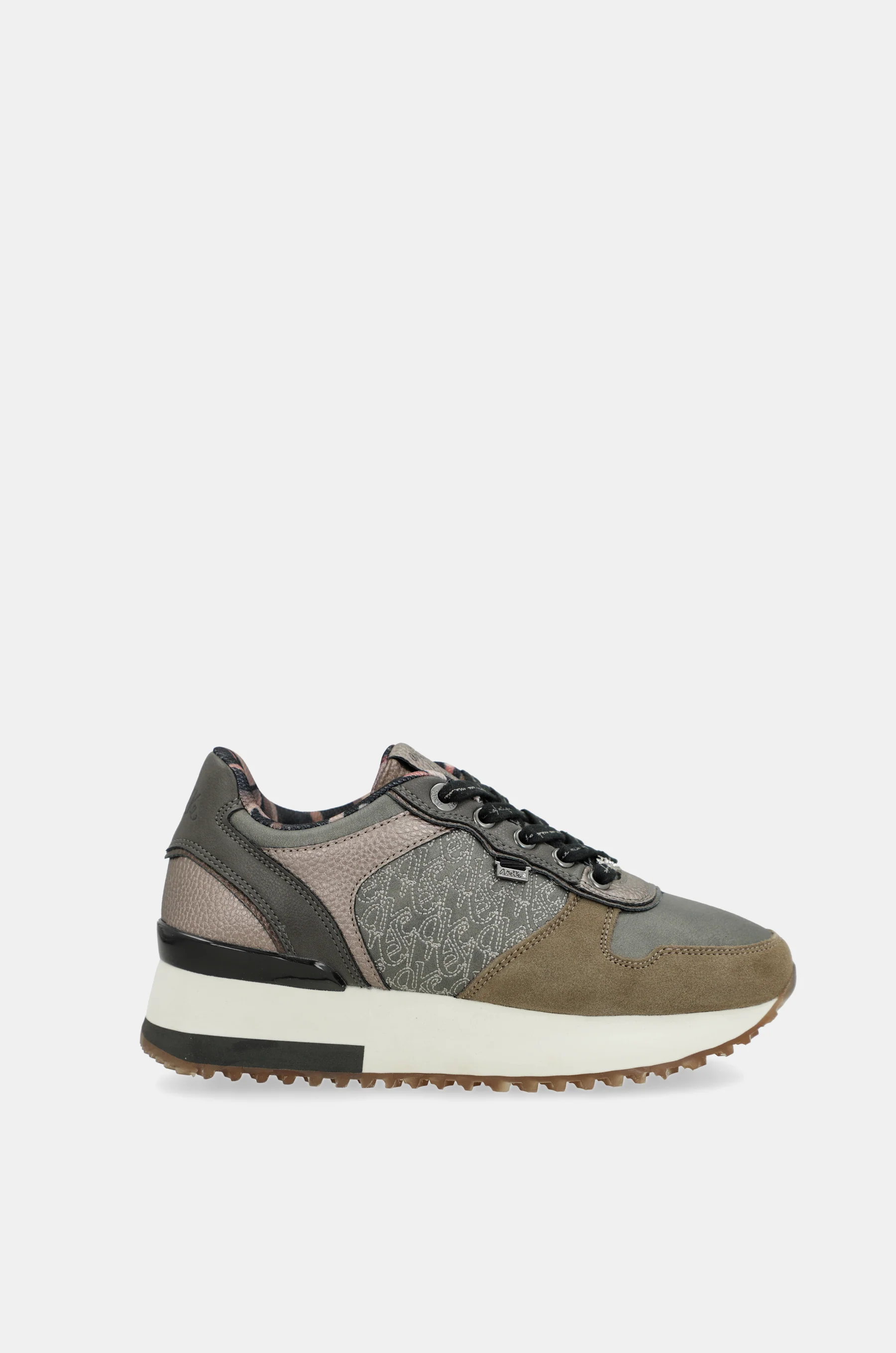 Baskets compensées taupe - Image 2