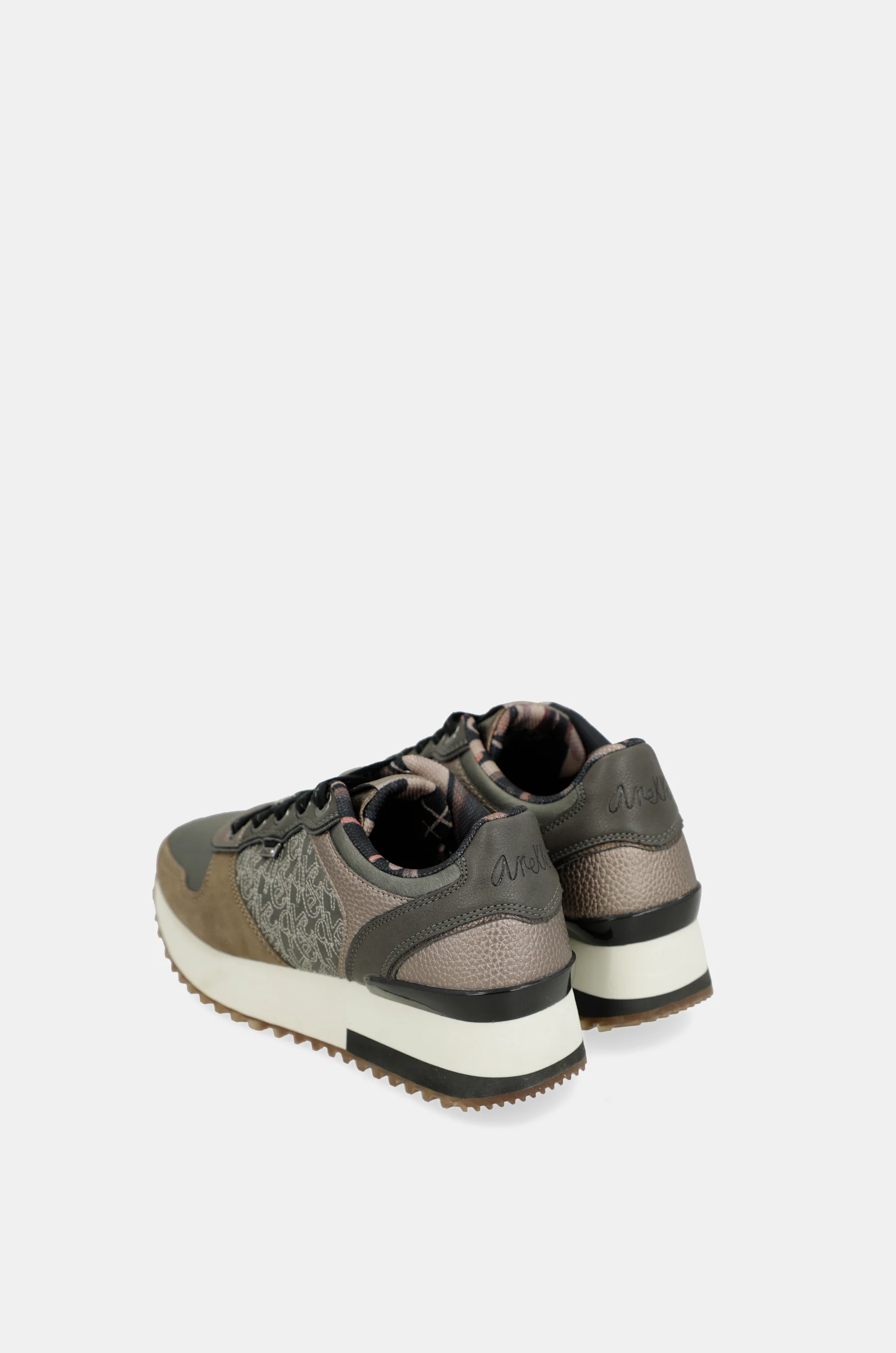 Baskets compensées taupe - Image 5