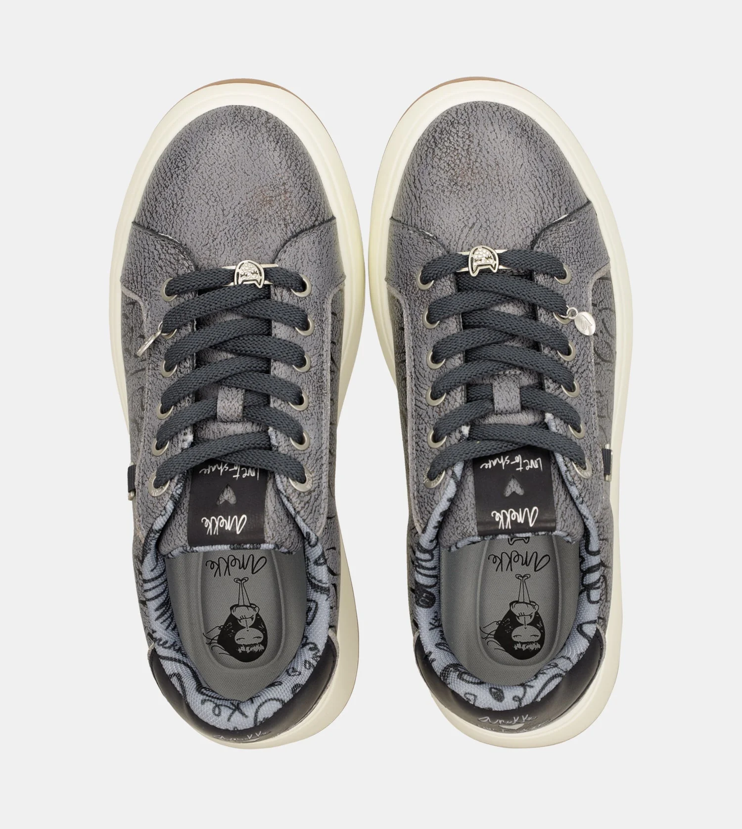 Baskets style casual, bleu - Image 4