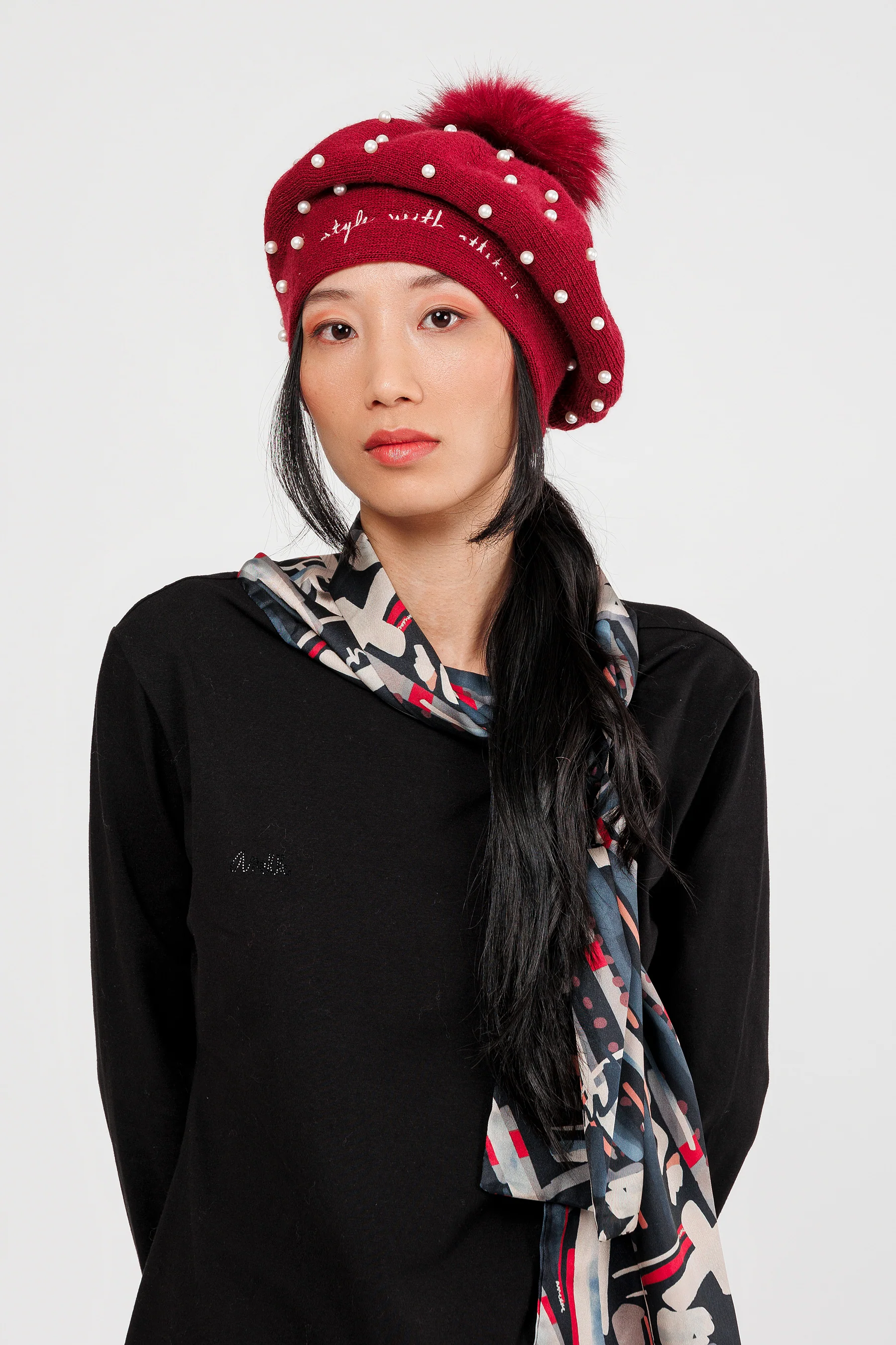 Béret en maille Mademoiselle - Image 3