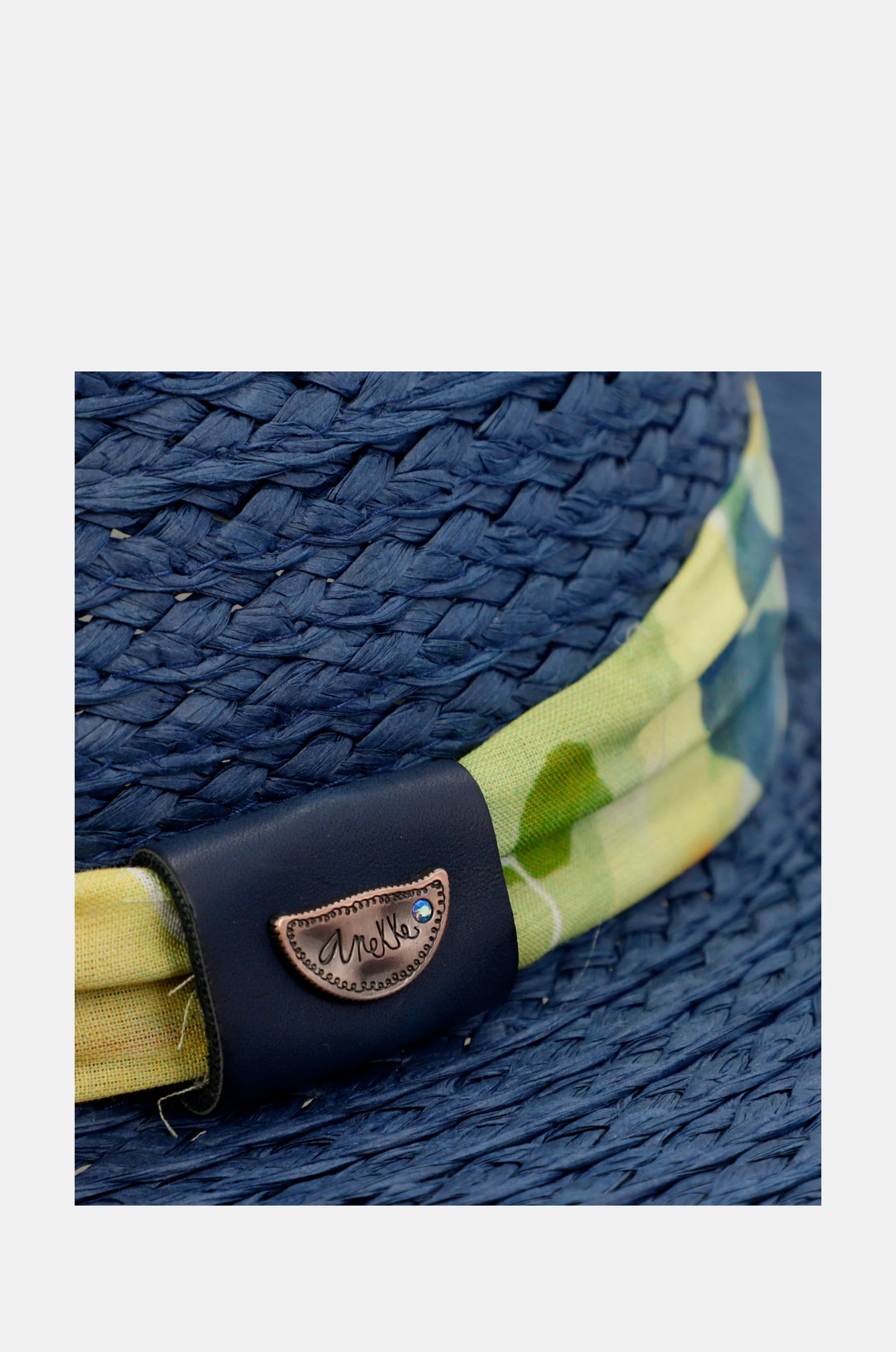 Chapeau de raffina bleu marine - Image 4
