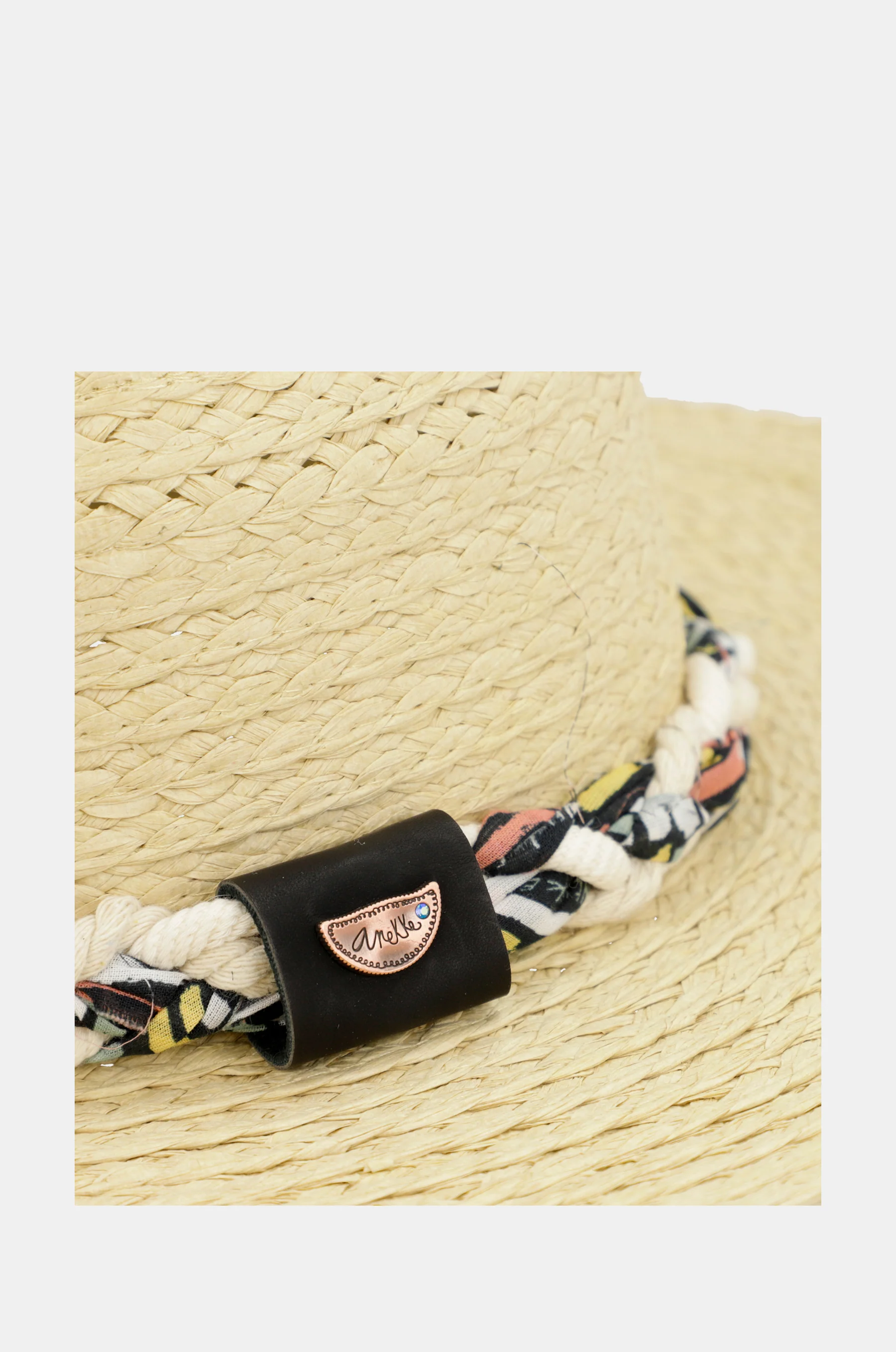 Chapeau en raffina, marron - Image 4