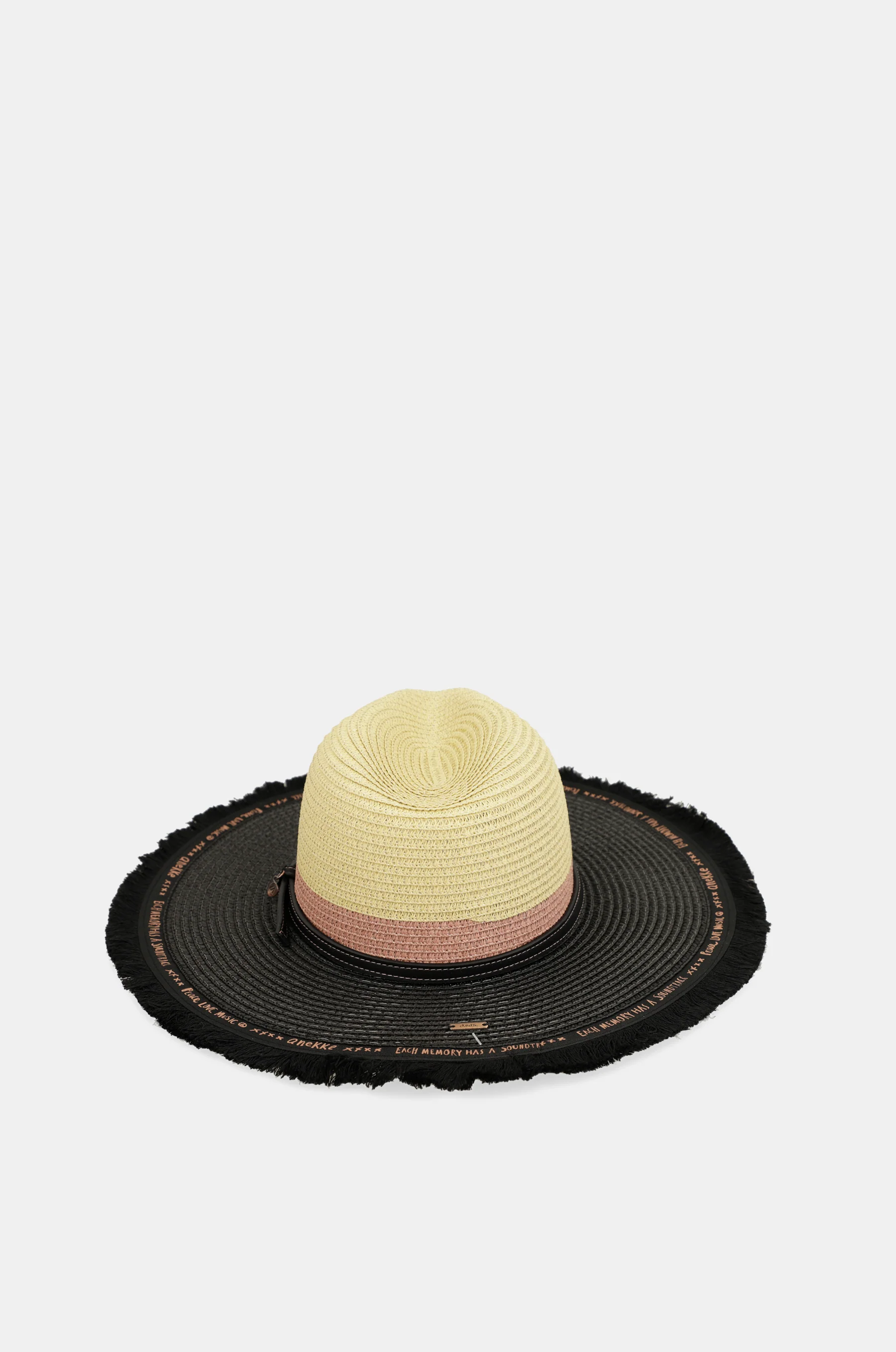 Chapeau raphia assorti - Image 3