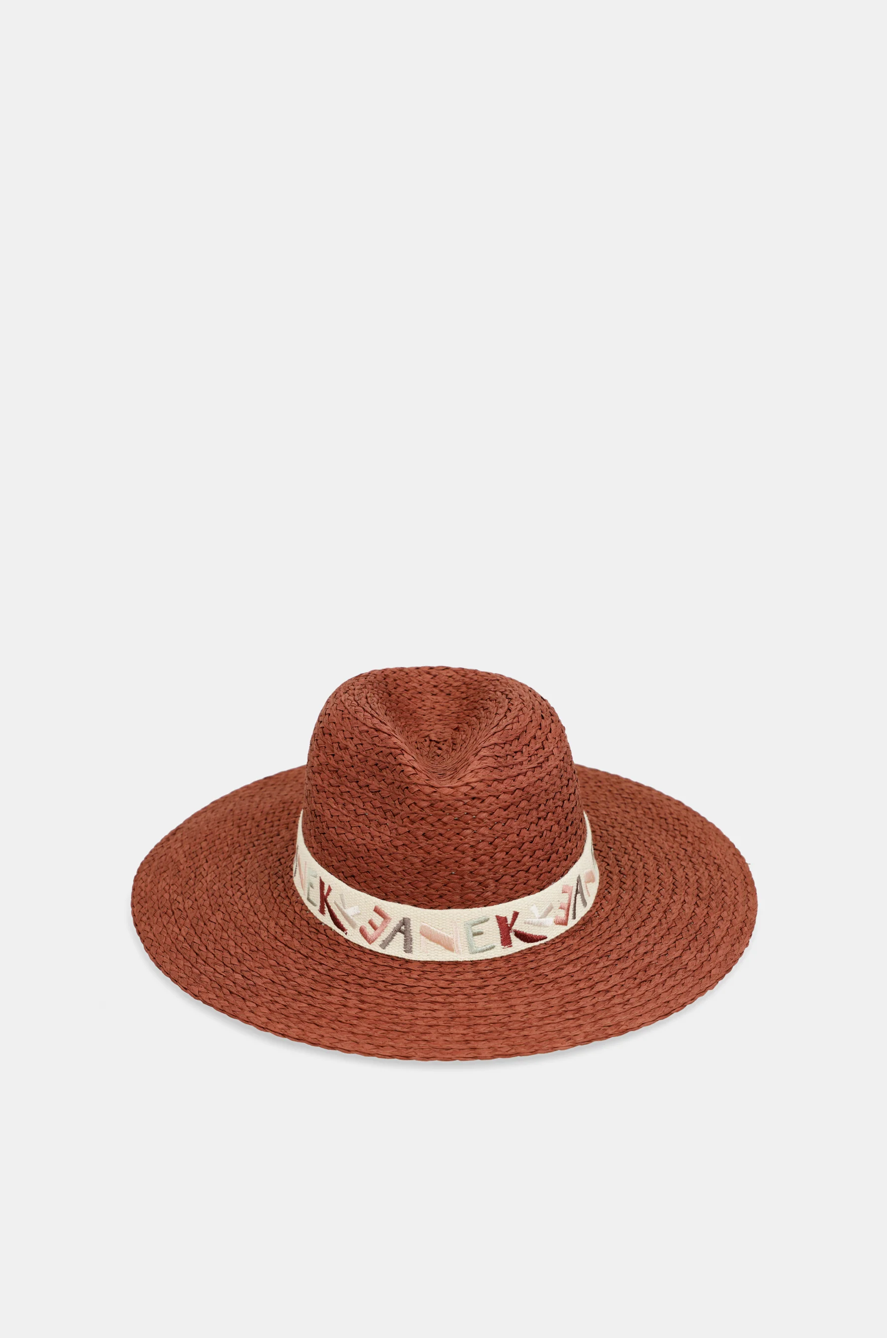 Chapeau raphia tuile