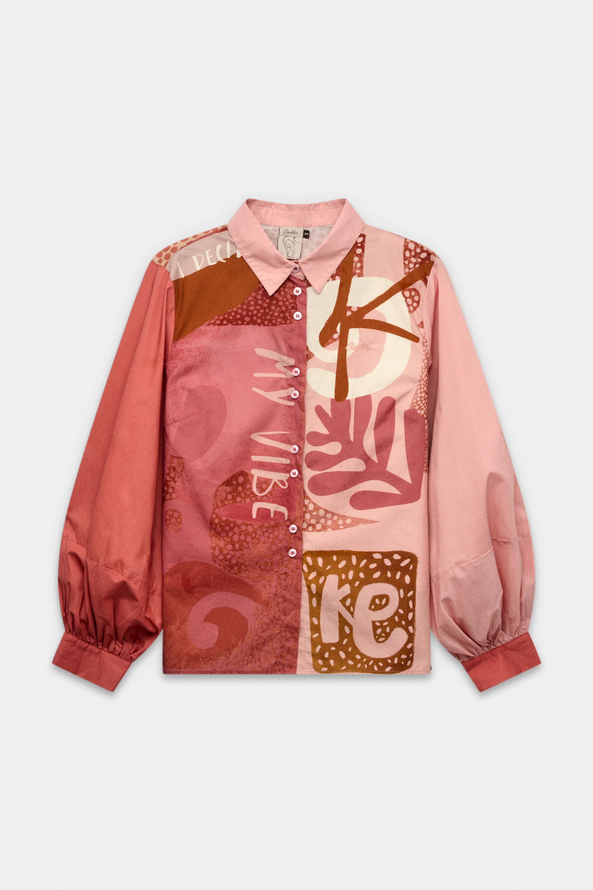 Chemise imprimée à manches longues