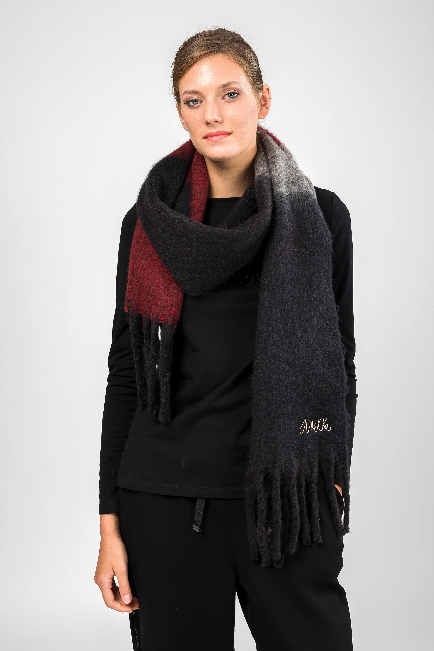 Écharpe imprimé à franges - Image 3
