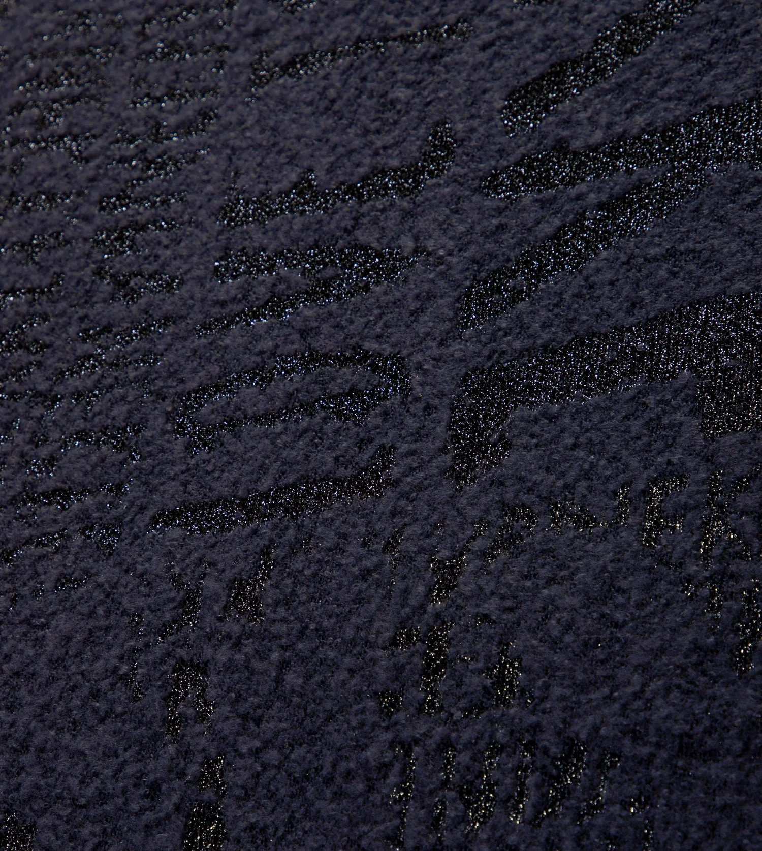 Écharpe logomania bleu marine - Image 3