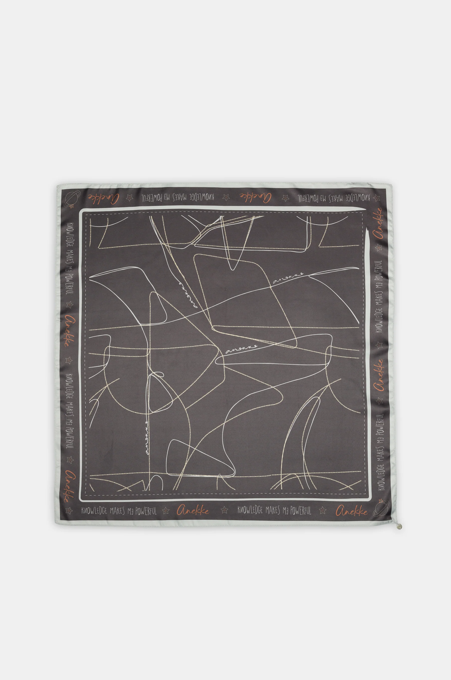 Foulard carré imprimé Auralis - Image 2