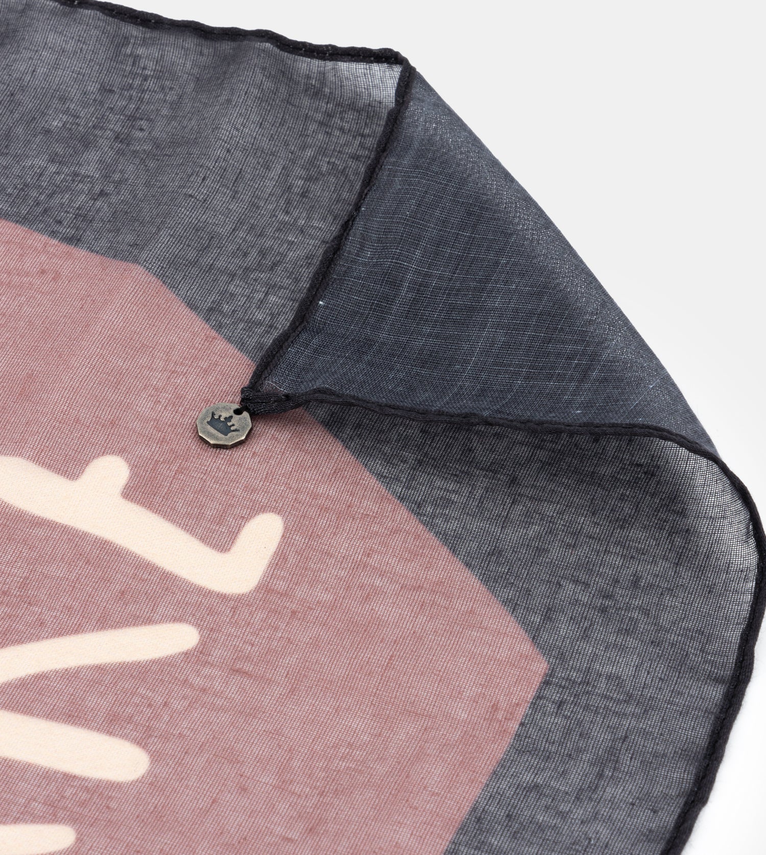 Foulard Heartbeat, noir - Image 2