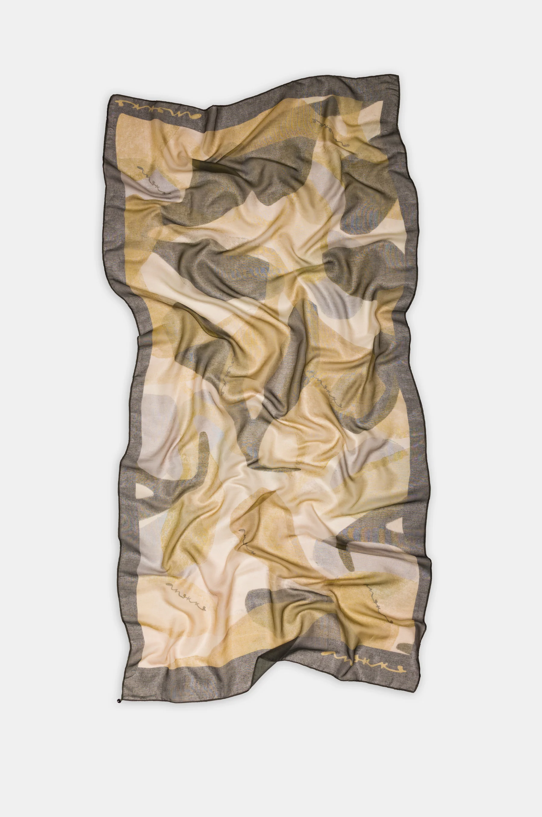 Foulard marron Bloom - Image 6