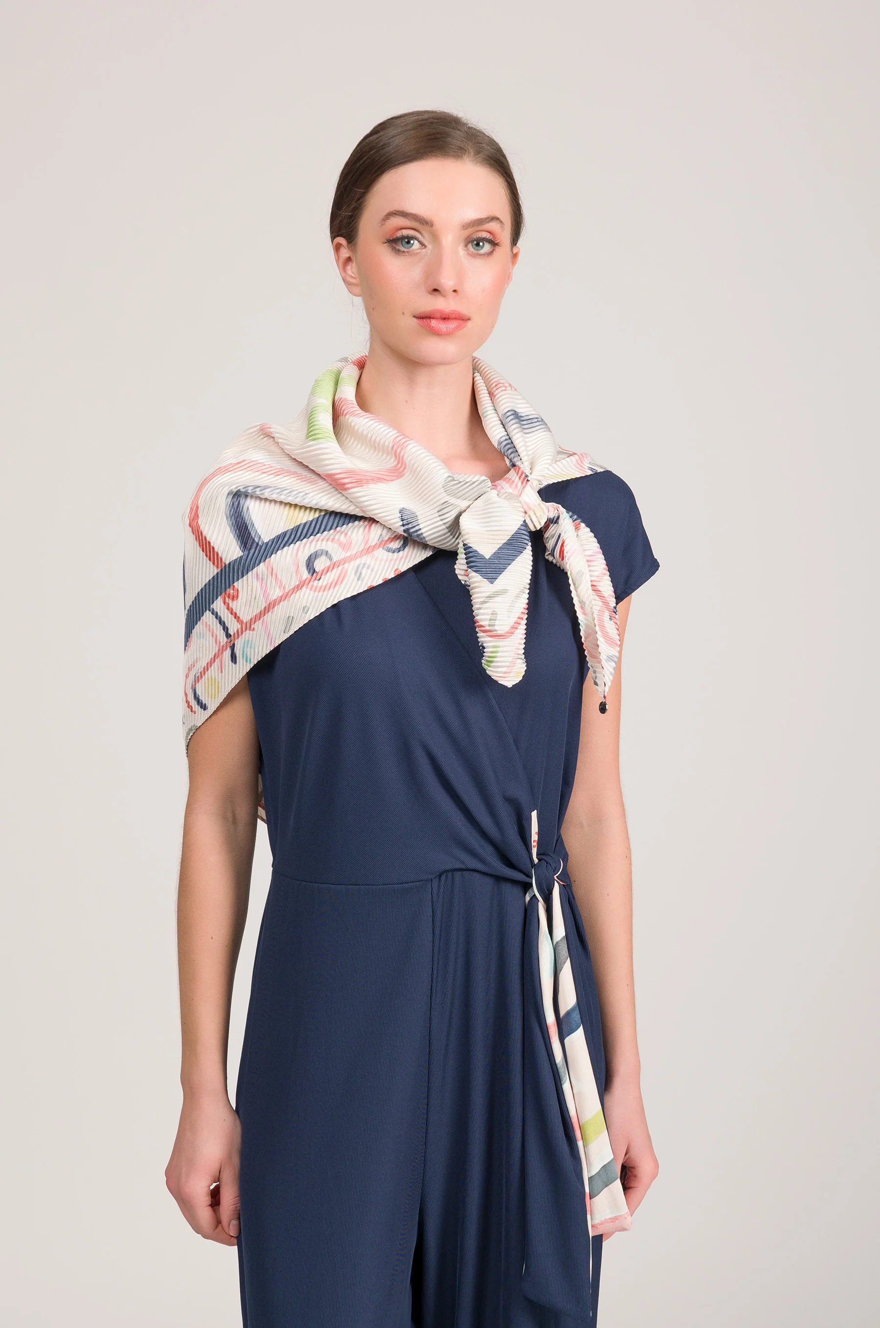 Foulard plissé Olympia