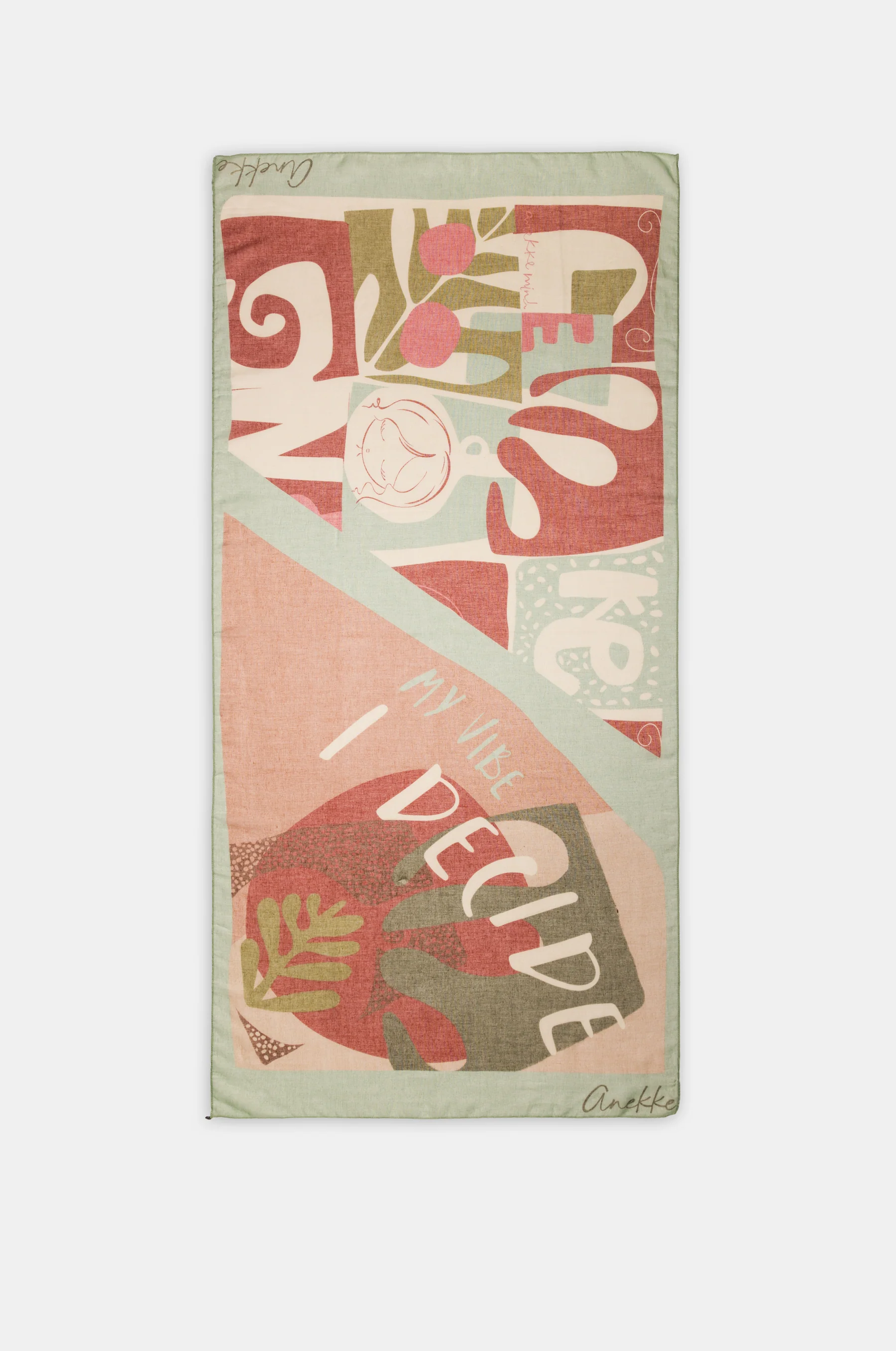 Foulard vert Muse