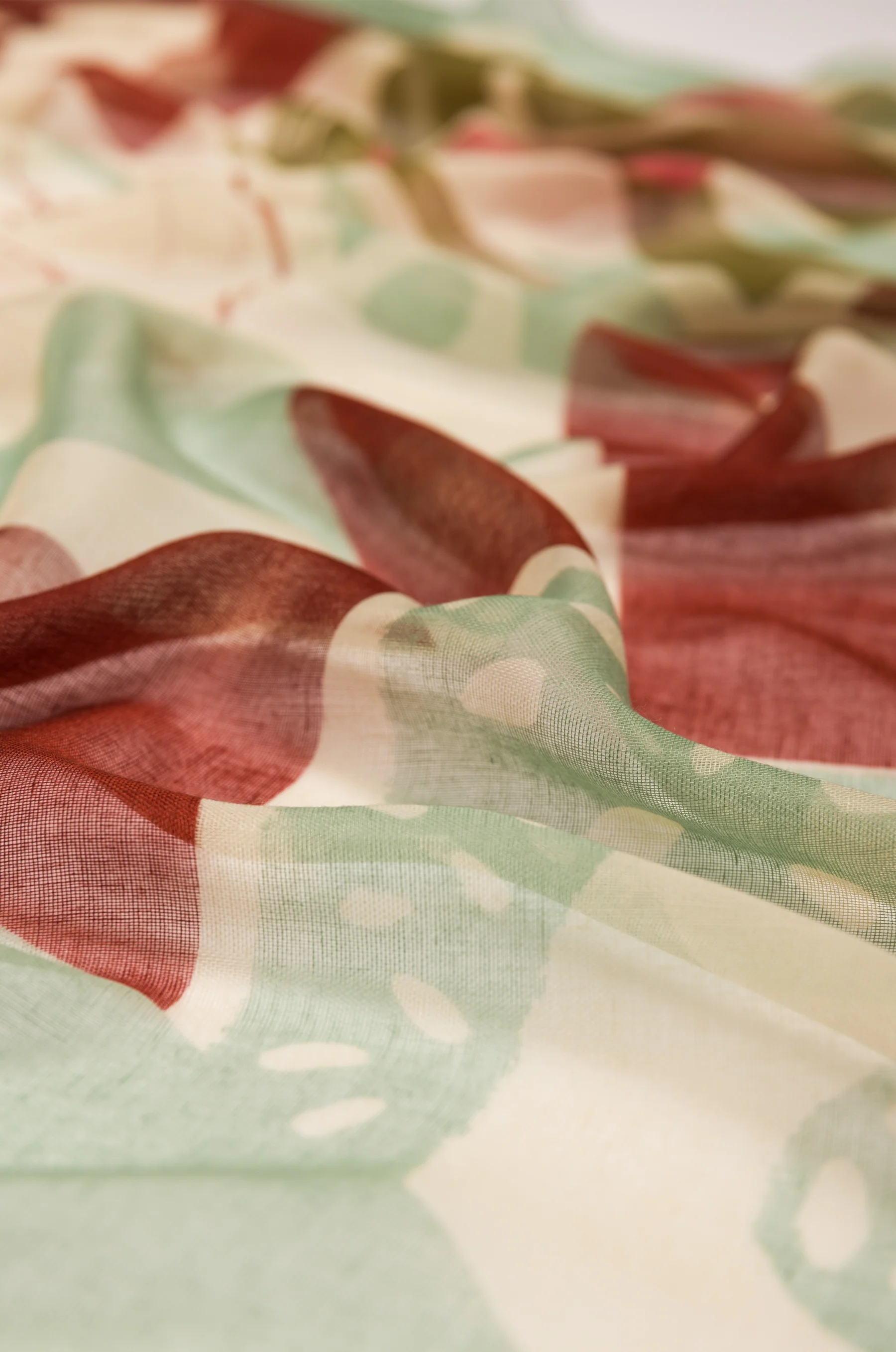 Foulard vert Muse - Image 2