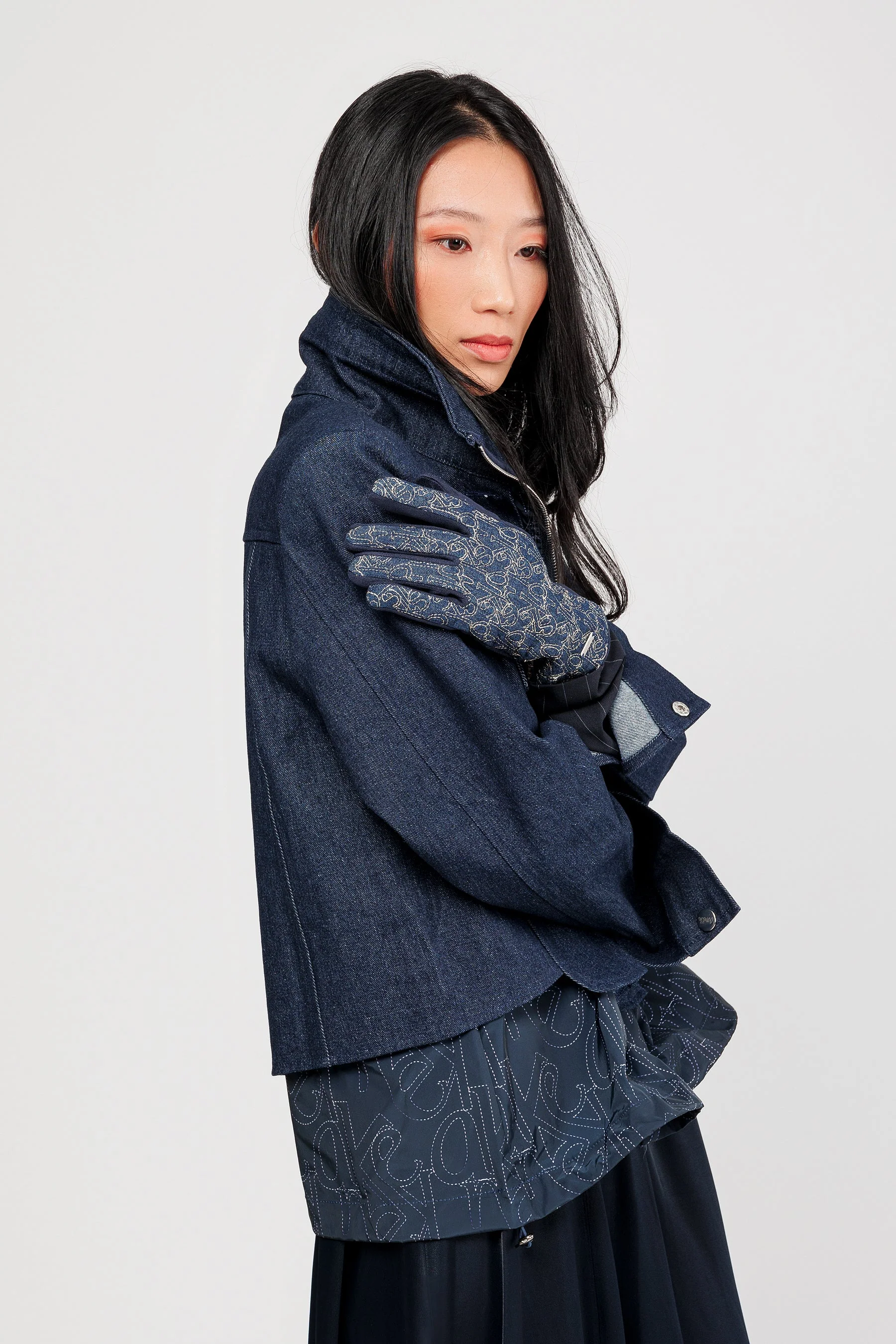 Gants denim imprimé - Image 2