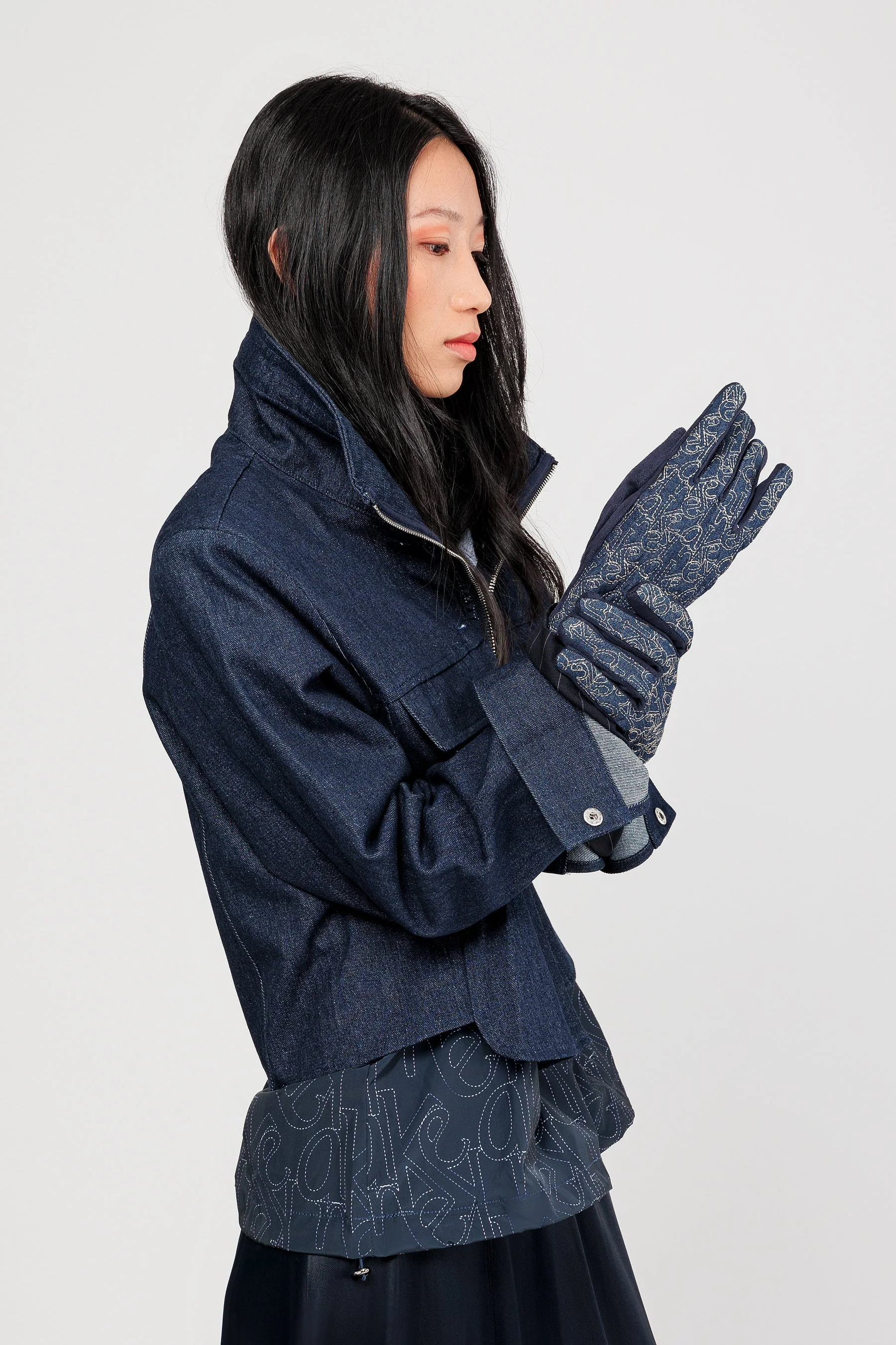 Gants denim imprimé - Image 4
