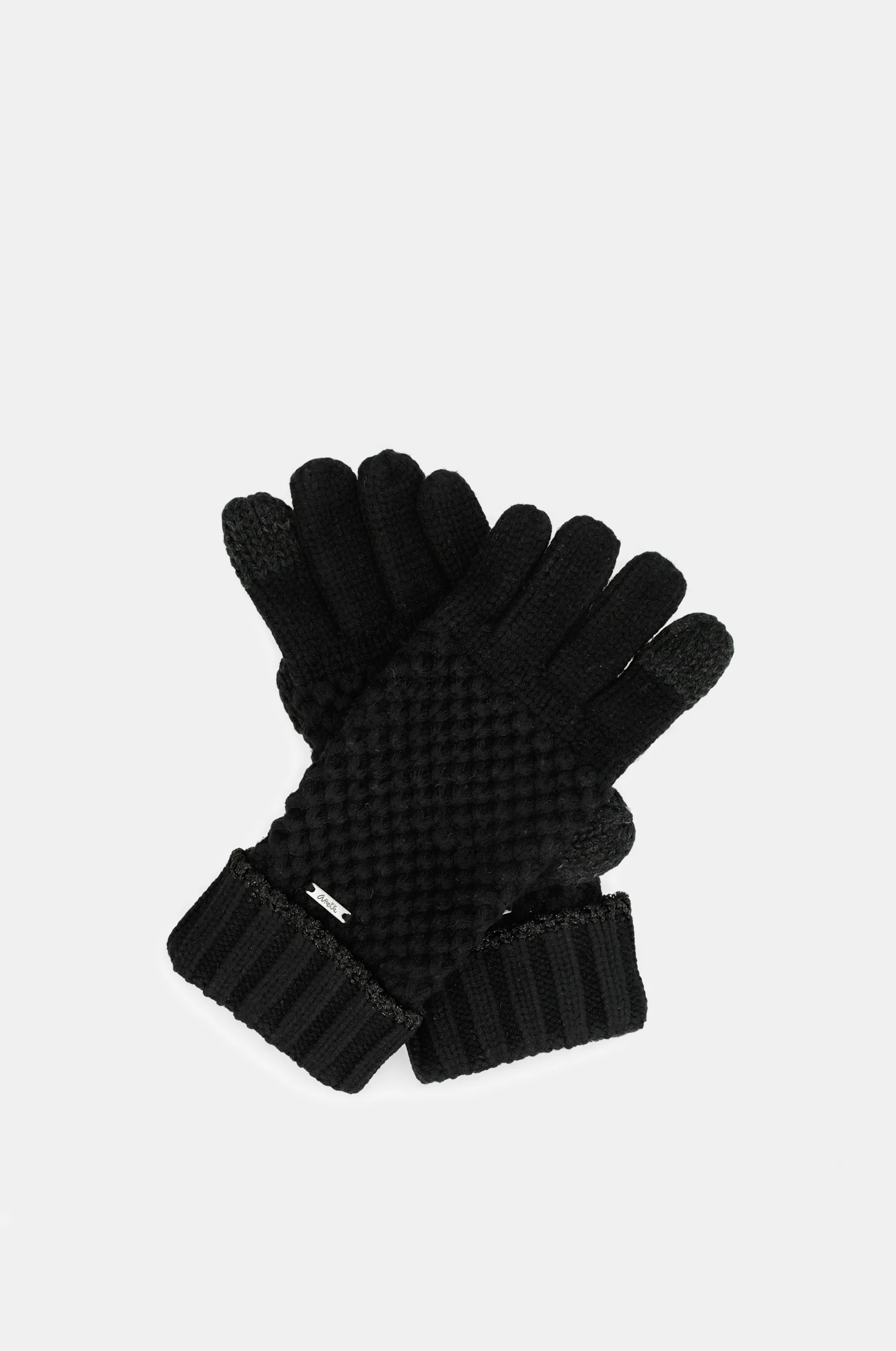 Gants en maille noir - Image 4