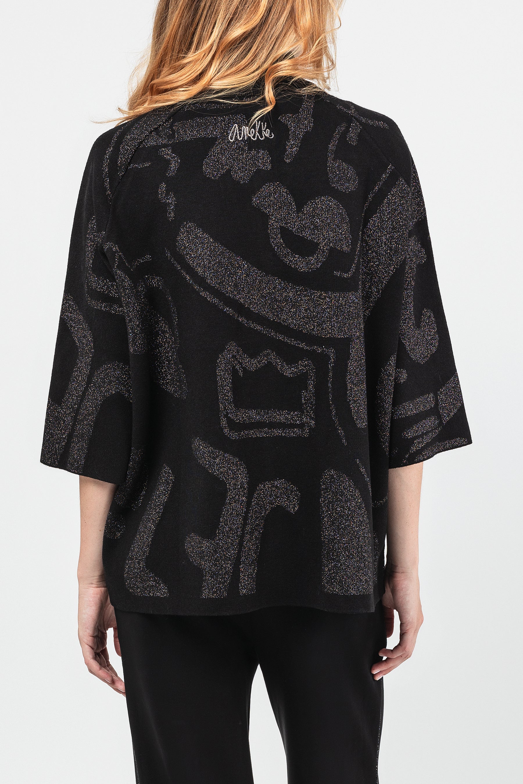 Gilet noir et argenté - Image 4