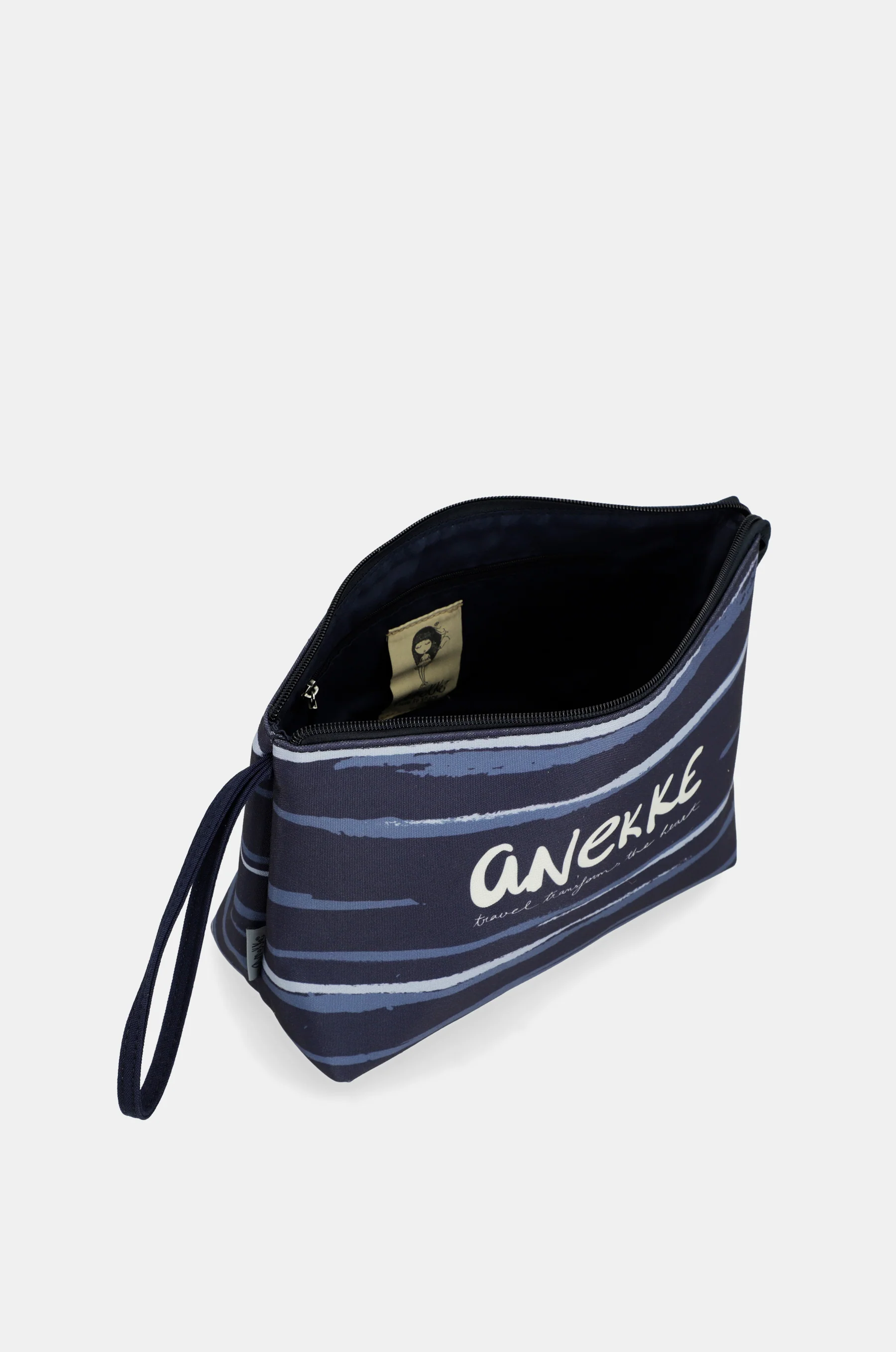 Grand sac de plage bleu profond - Image 9