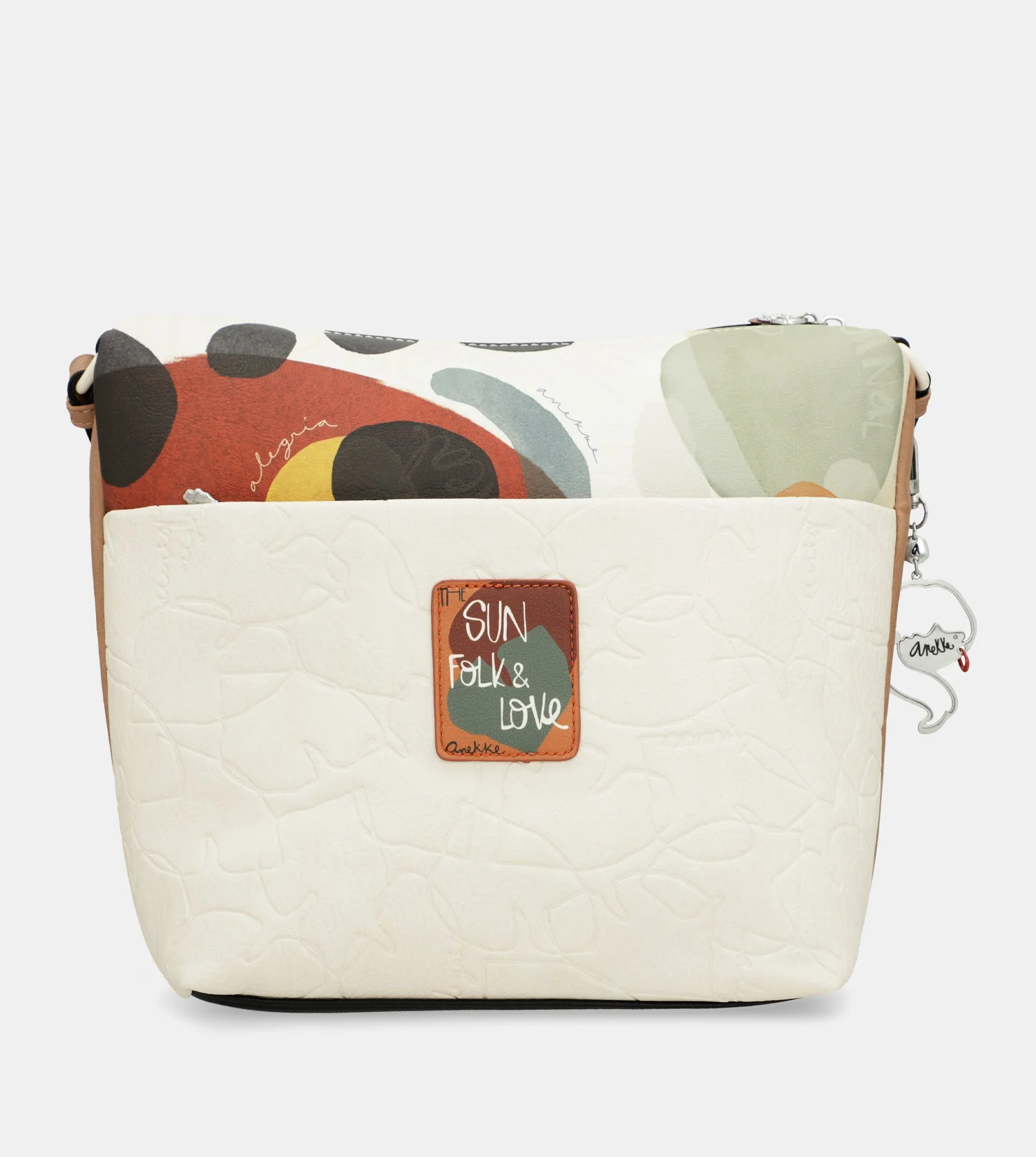 Grand sac bandoulière avec poche avant Alma - Image 4