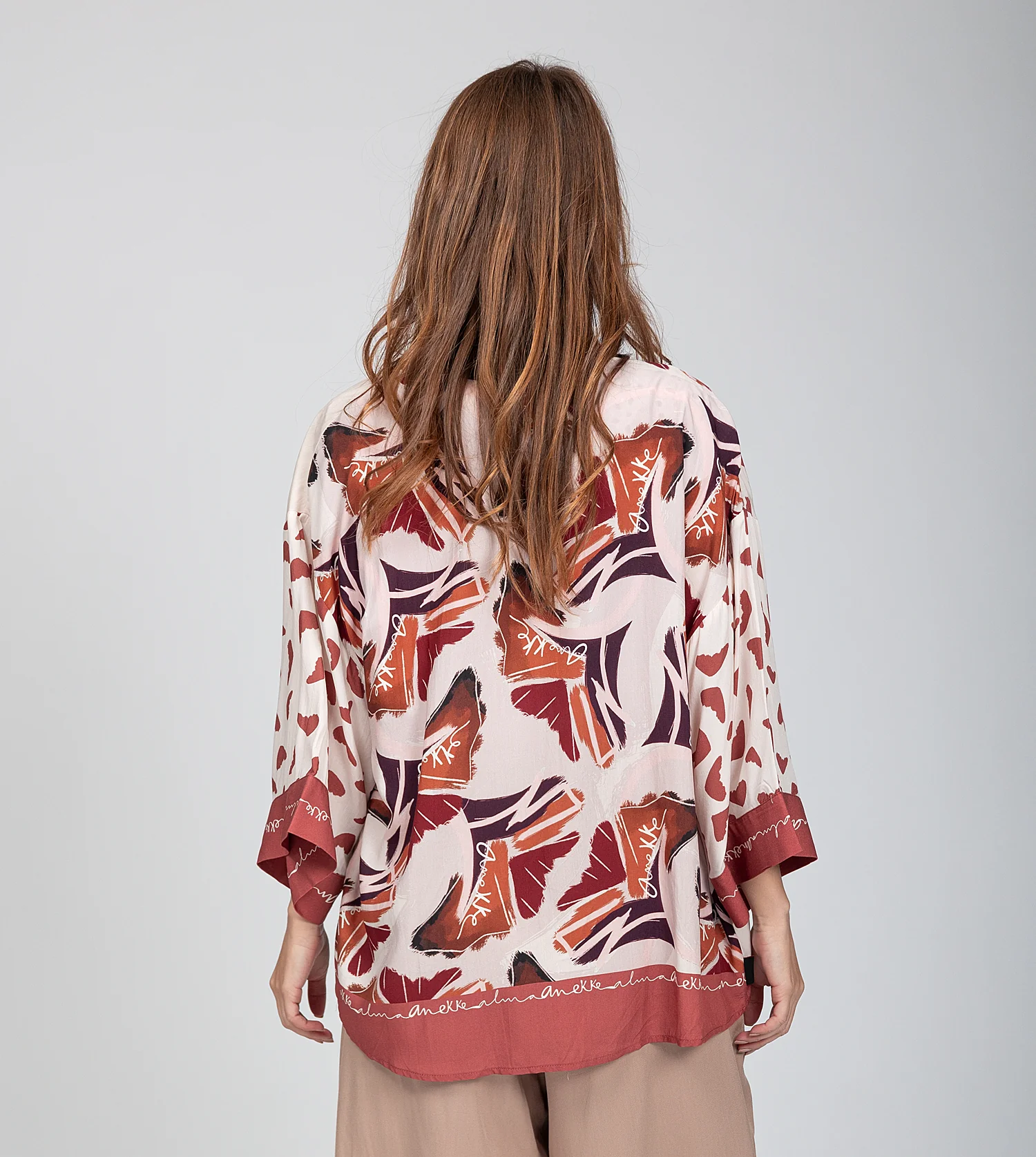Kimono court rouge - Image 4