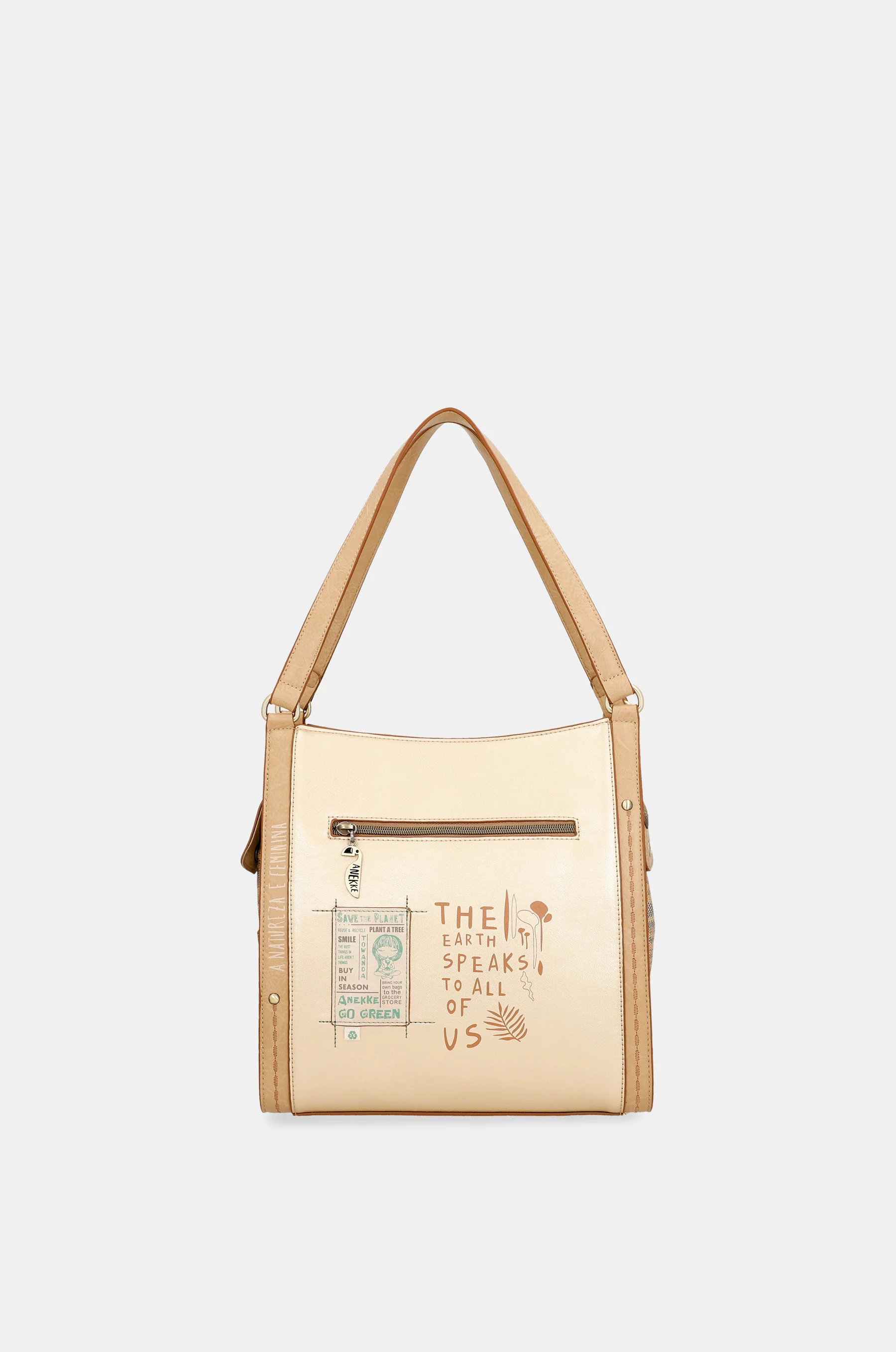 Nature Pachamama Golden Crossbody Bag Anekke - Image 3