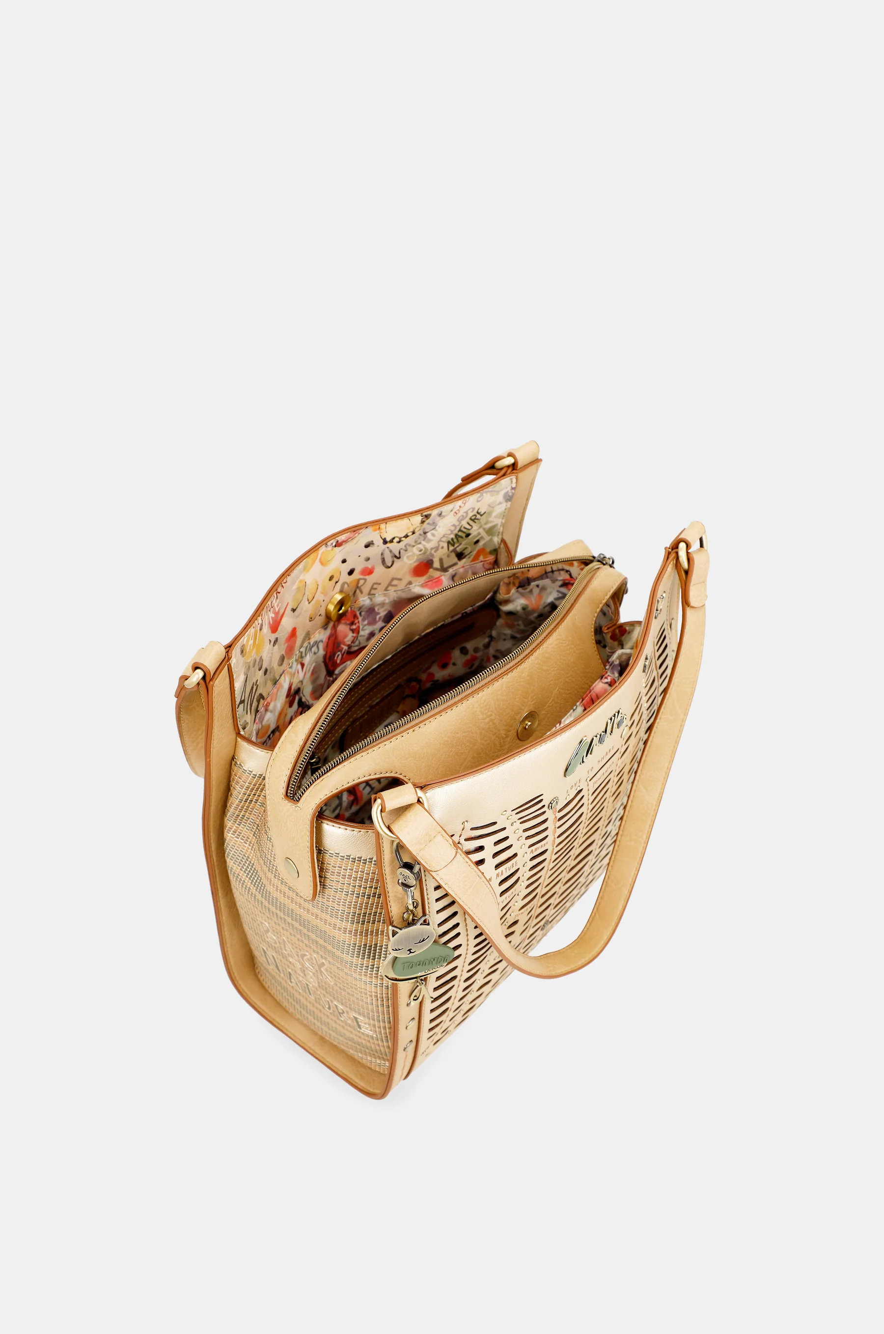 Nature Pachamama Golden Crossbody Bag Anekke - Image 5