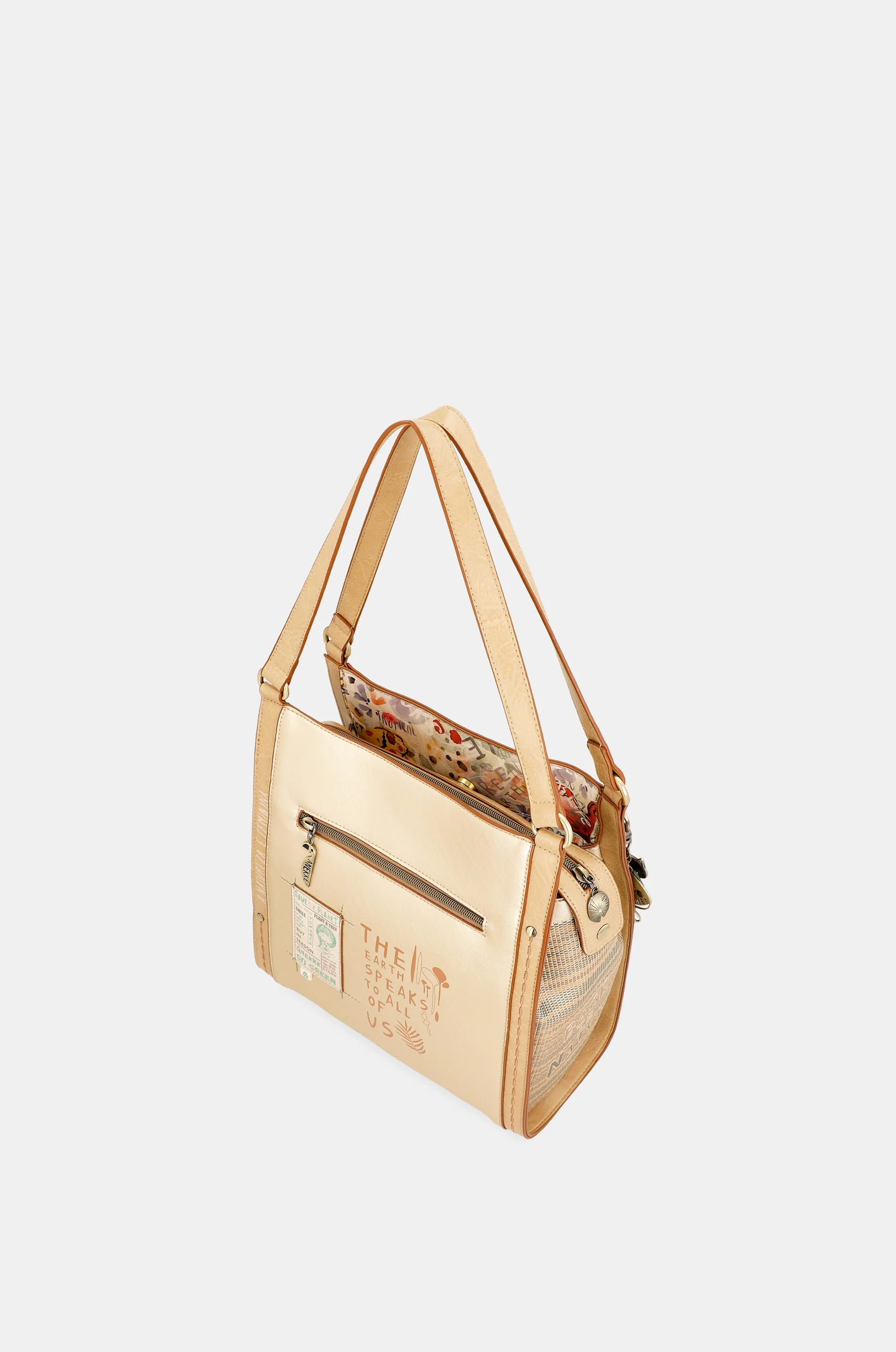 Nature Pachamama Golden Crossbody Bag Anekke - Image 7