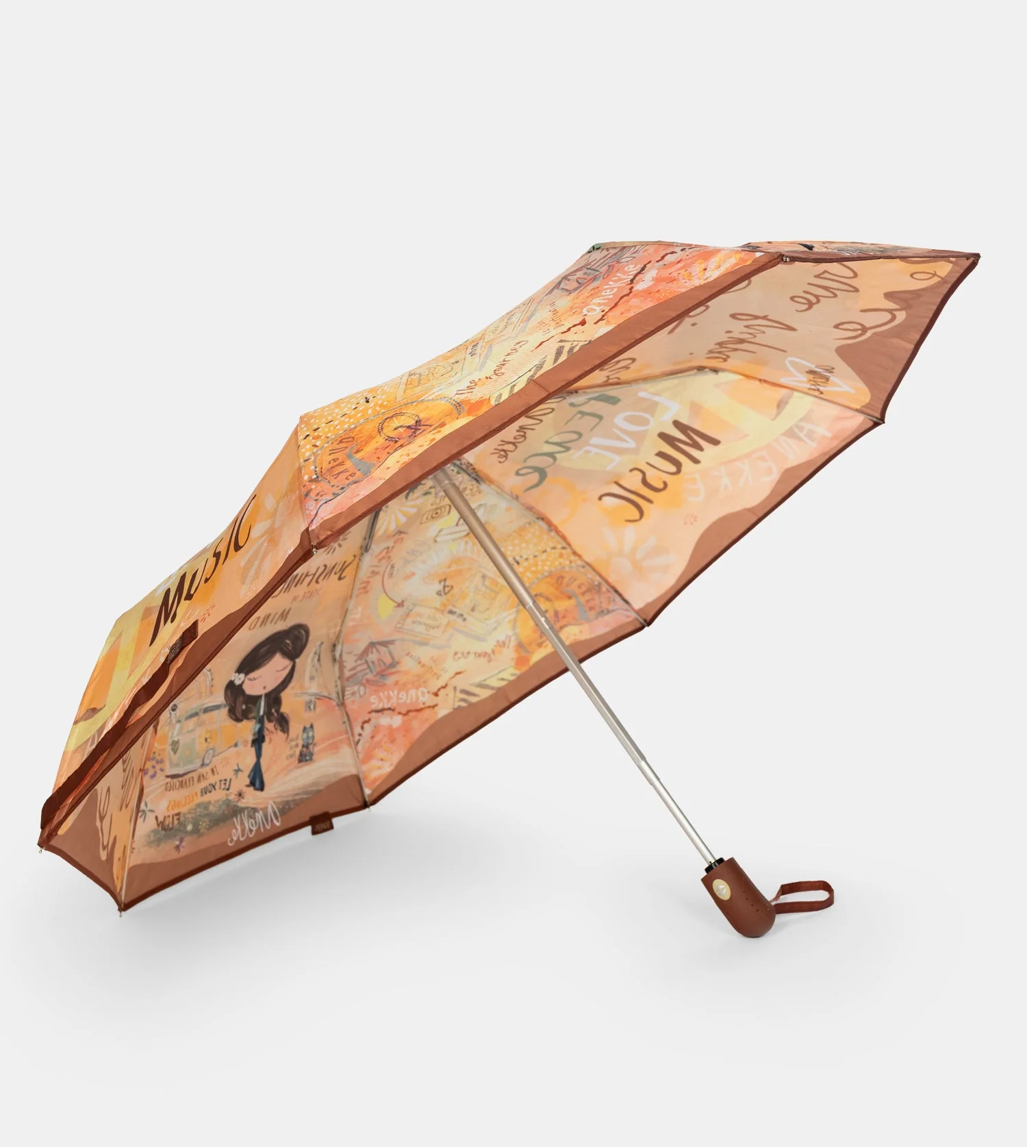 Parapluie automatique Peace & Love - Image 5
