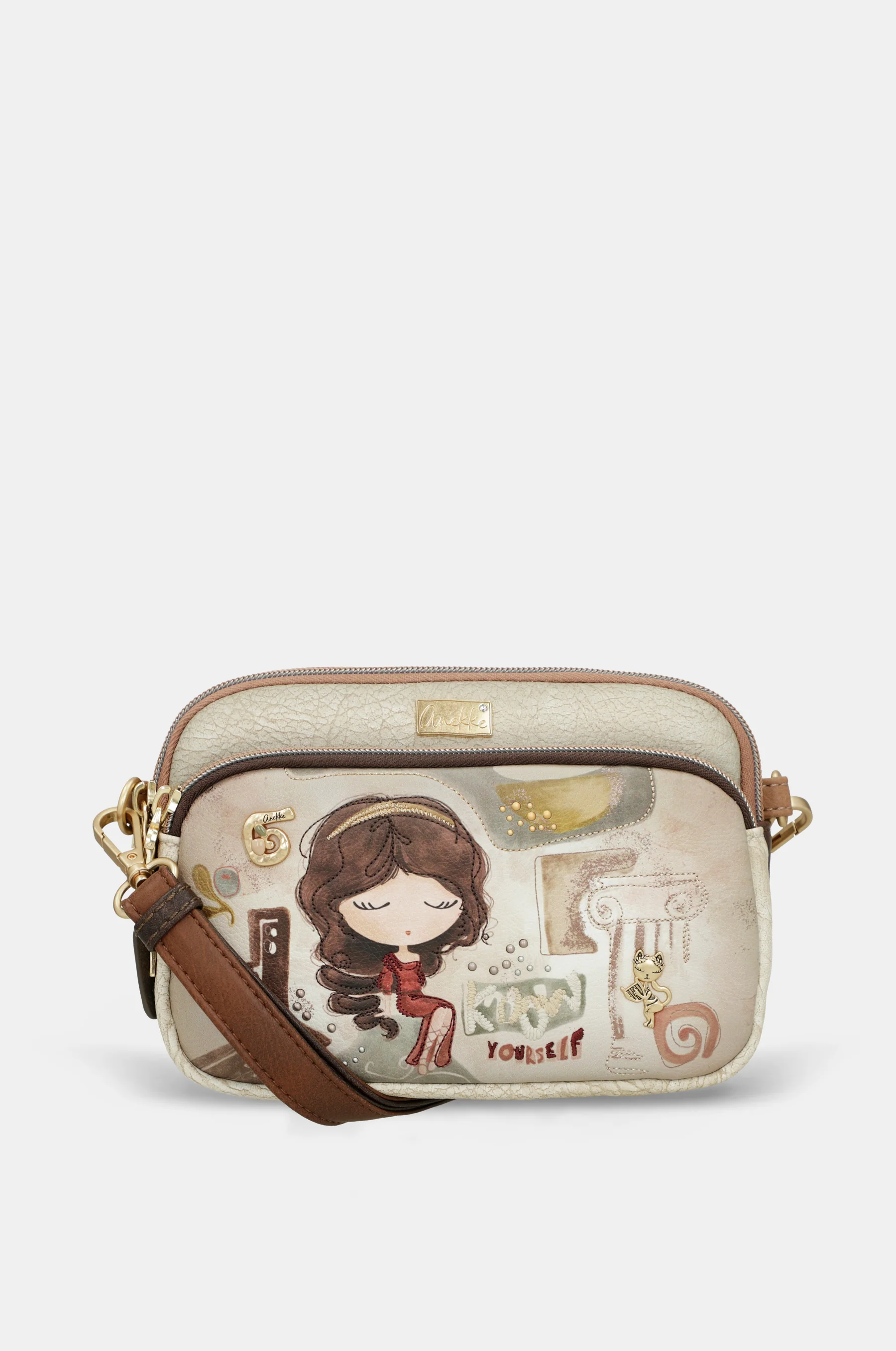 Petit sac à bandoulière à 3 compartiments Muse - Image 10