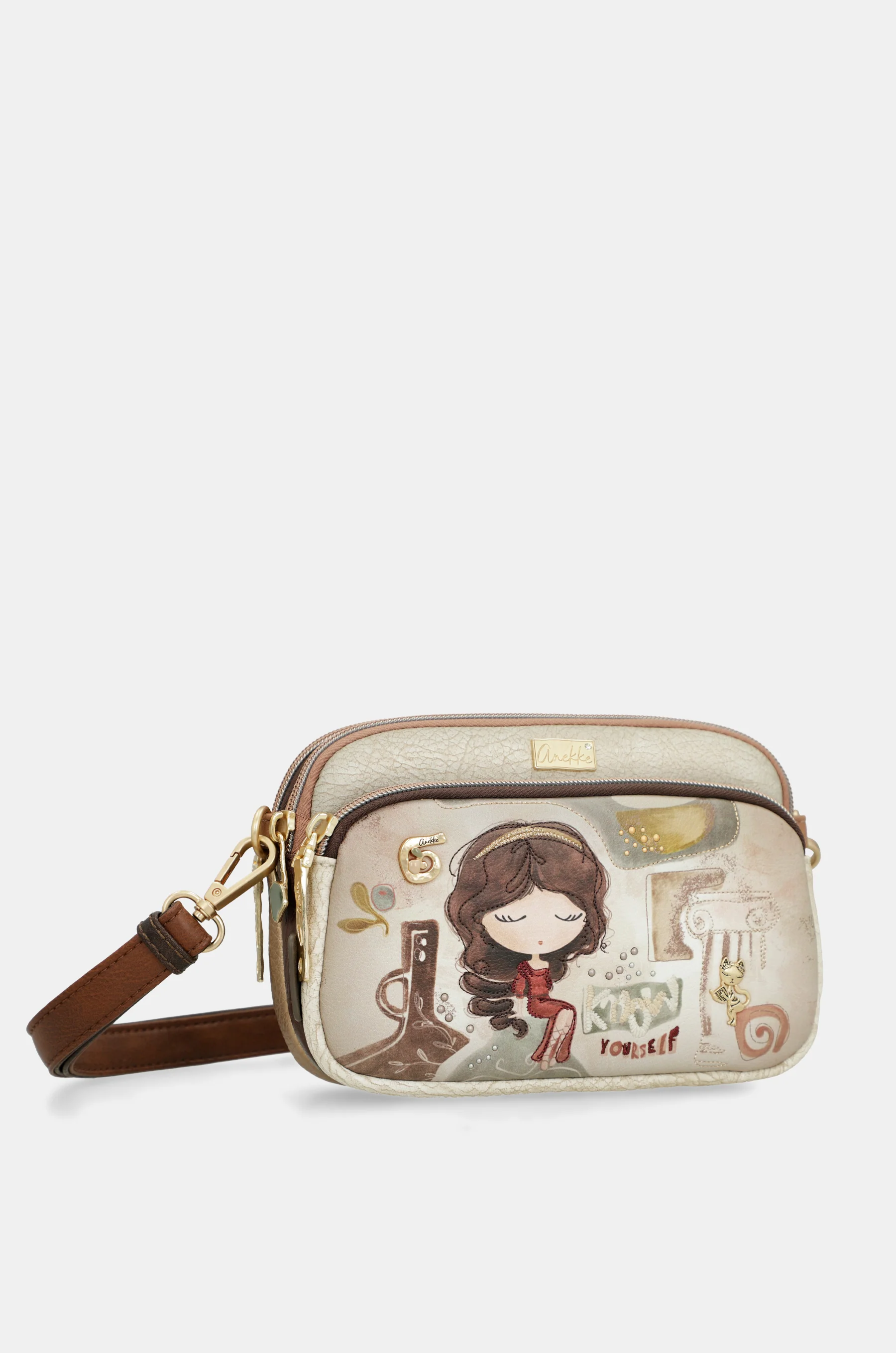 Petit sac à bandoulière à 3 compartiments Muse - Image 11