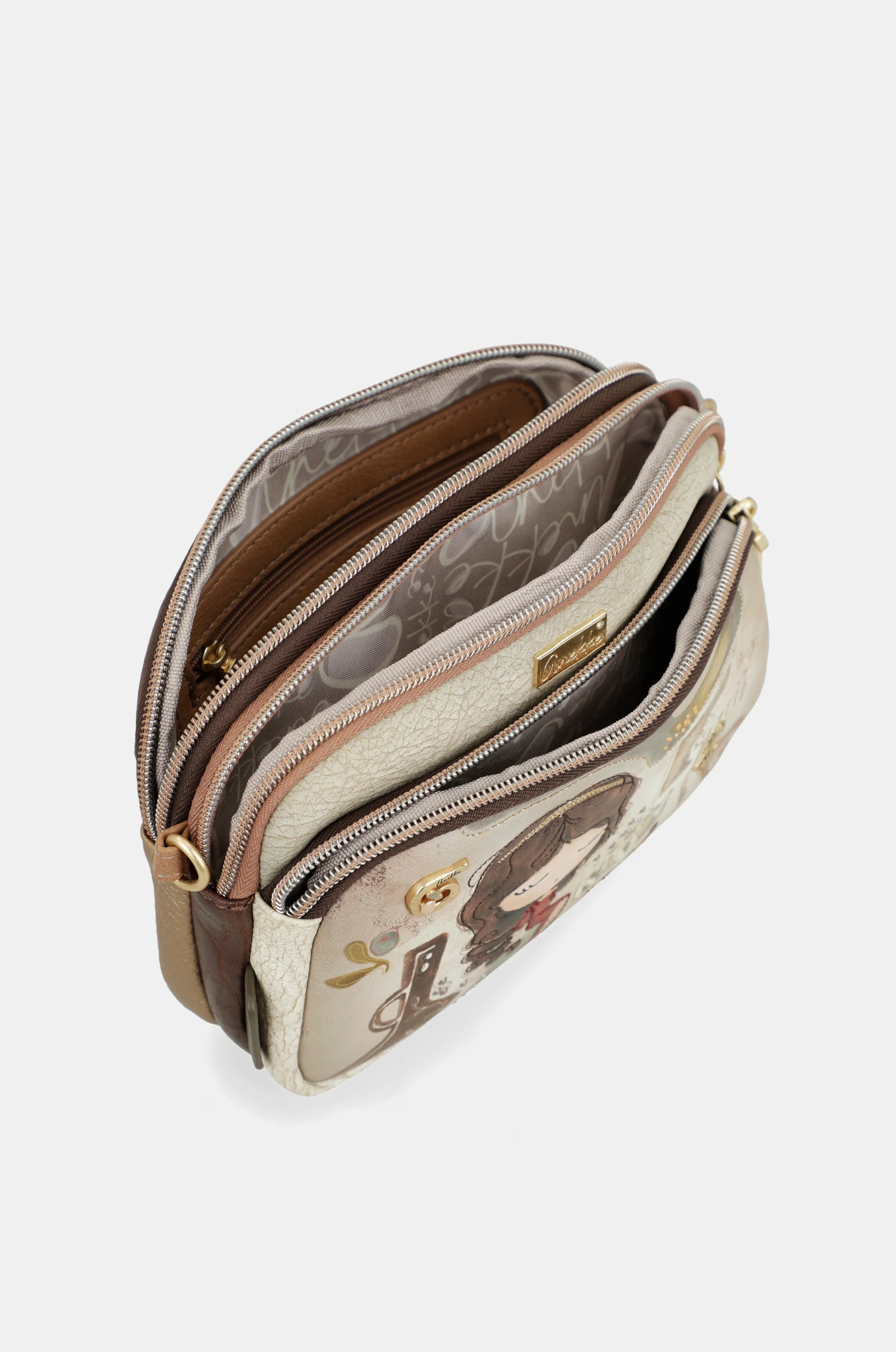 Petit sac à bandoulière à 3 compartiments Muse - Image 8