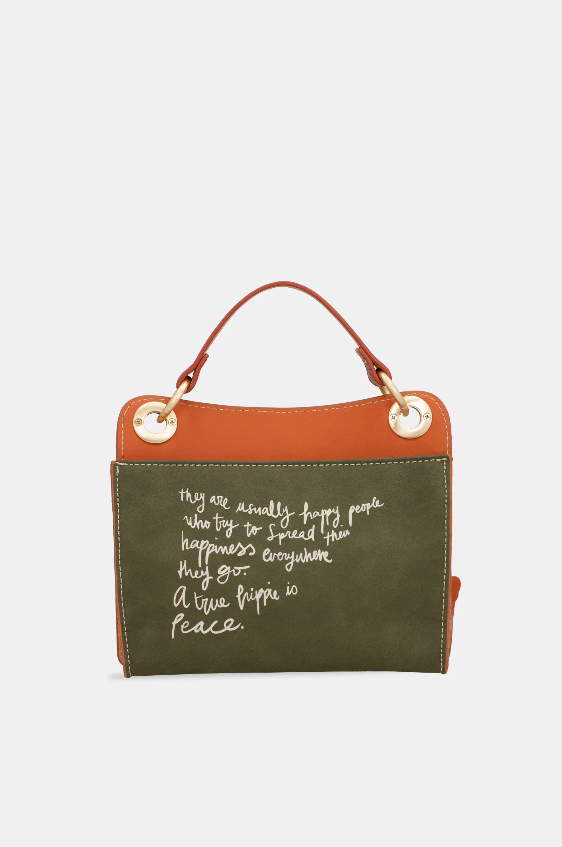 Petit sac camel Peace & Love - Image 3