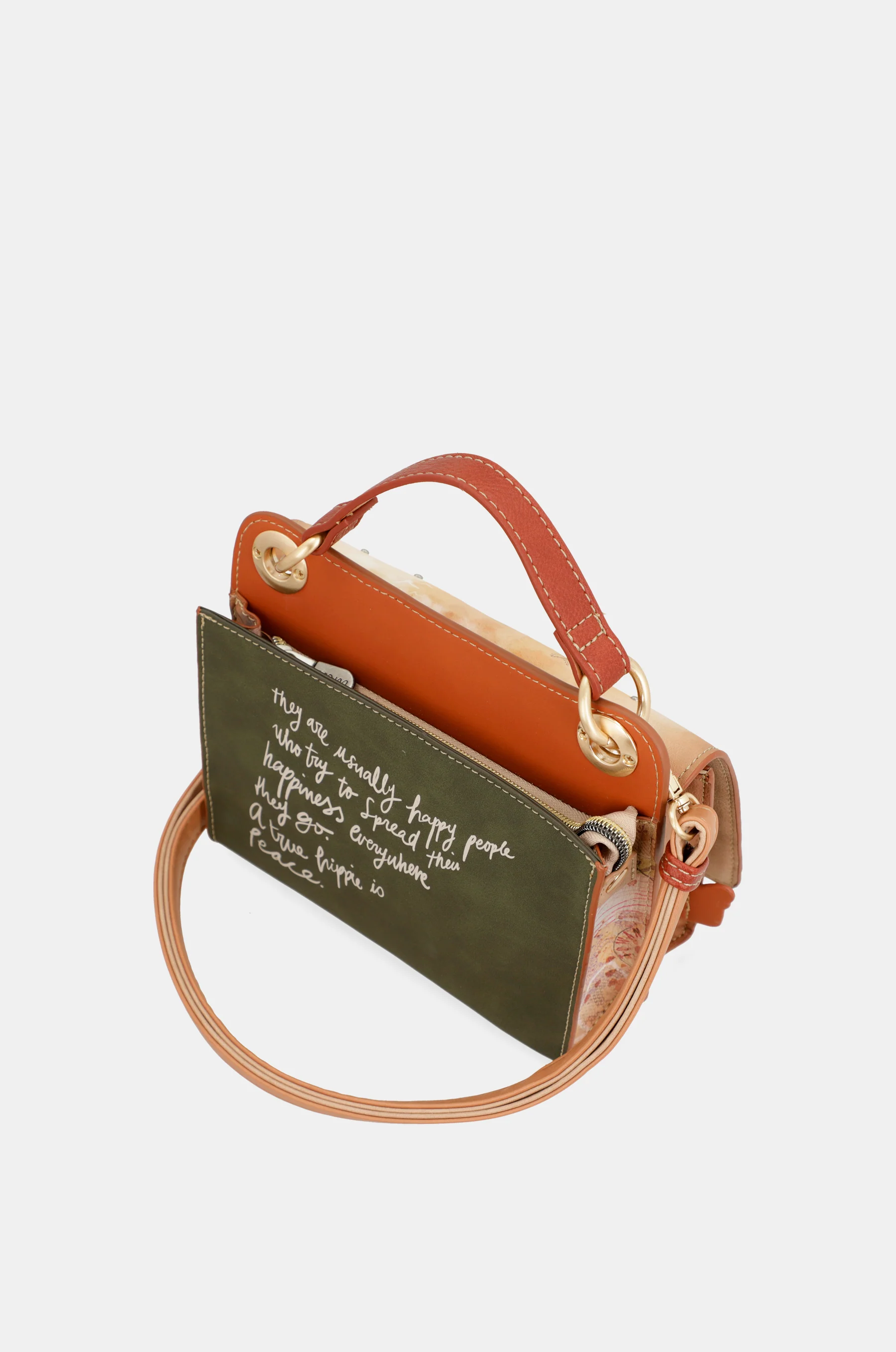 Petit sac camel Peace & Love - Image 8