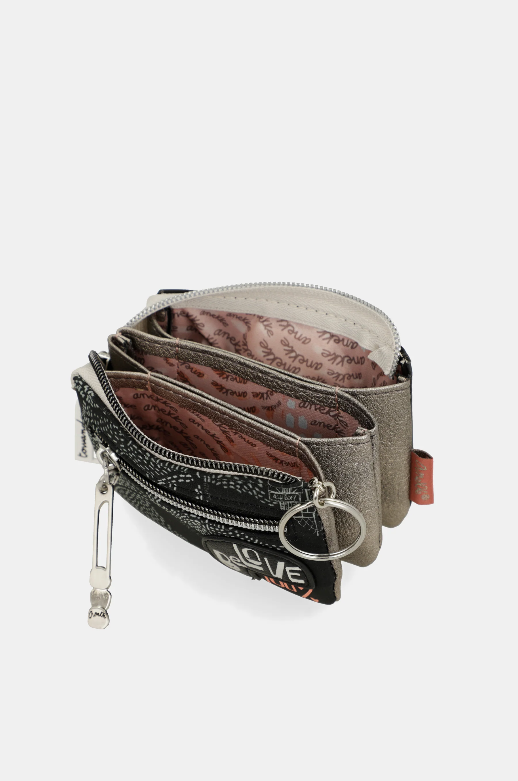 Porte-monnaie triple compartiment Nature Sixties - Image 9