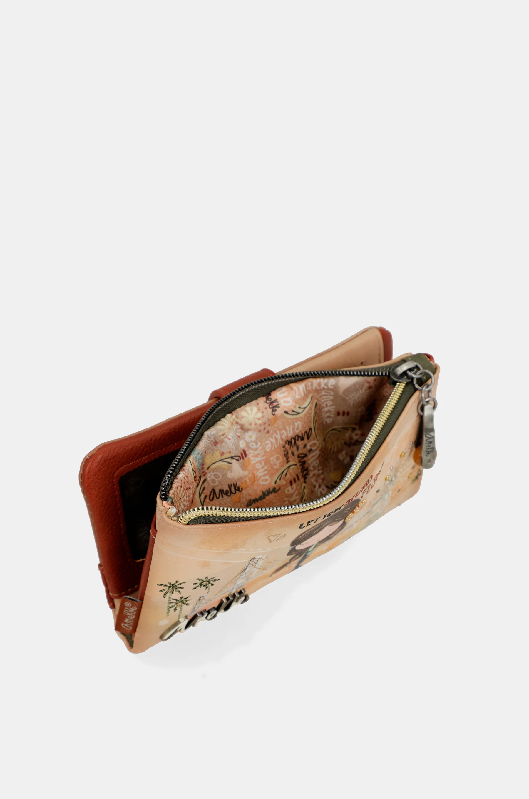 Portefeuille RFID souple camel Peace & Love - Image 10