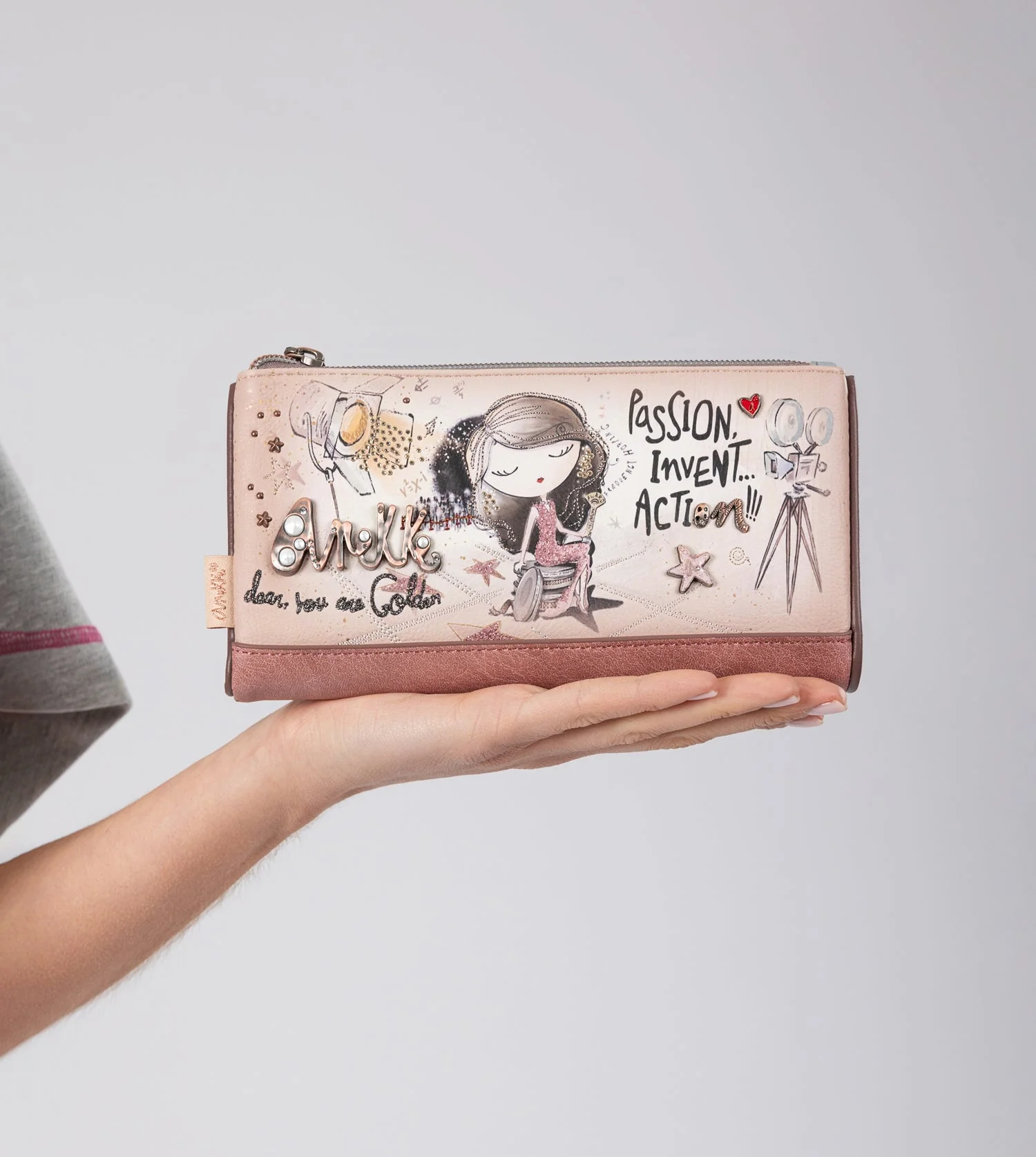Portefeuille RFID souple grand format Hollywood - Image 3