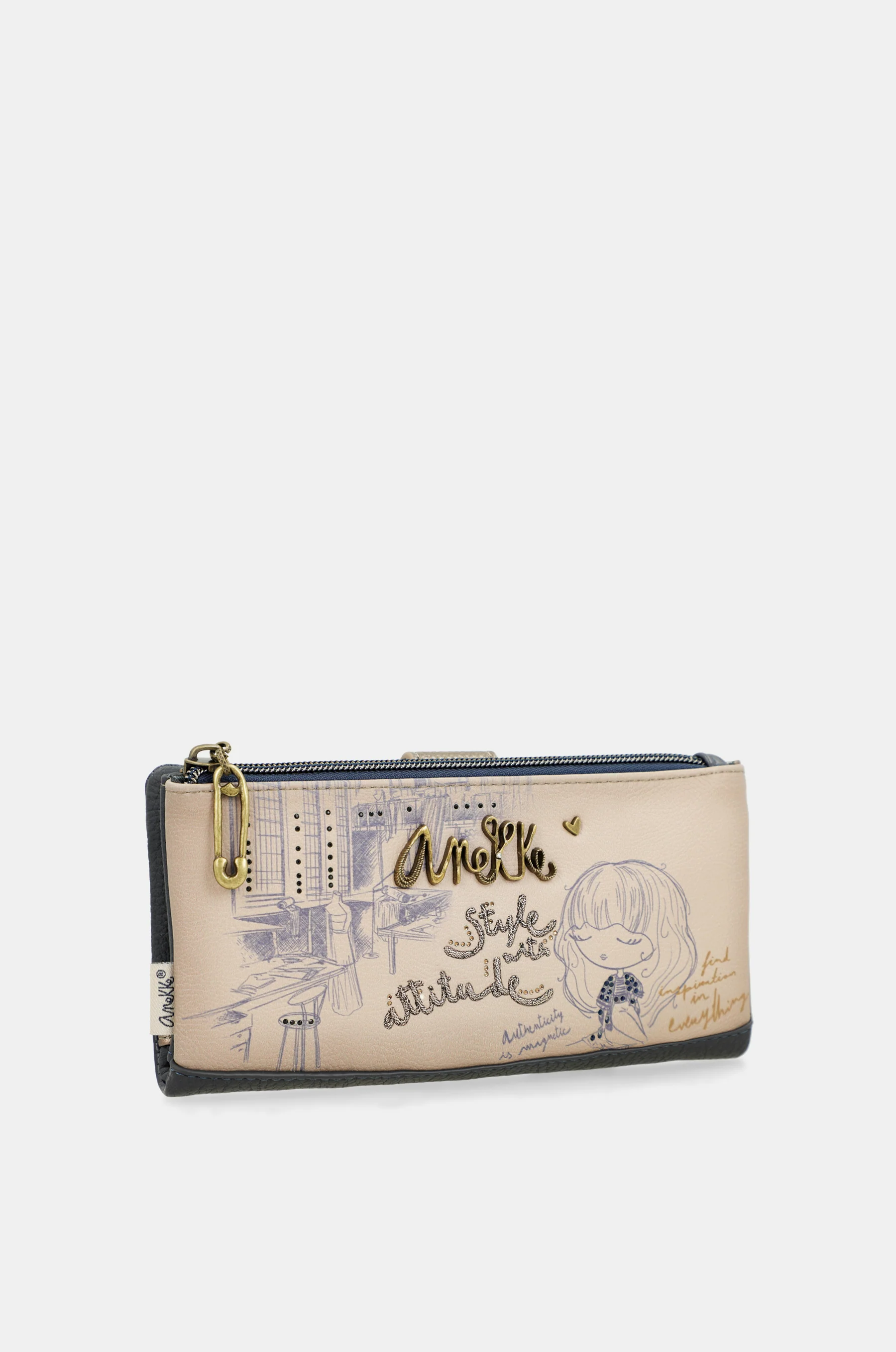 Portefeuille souple RFID grand Studio - Image 11