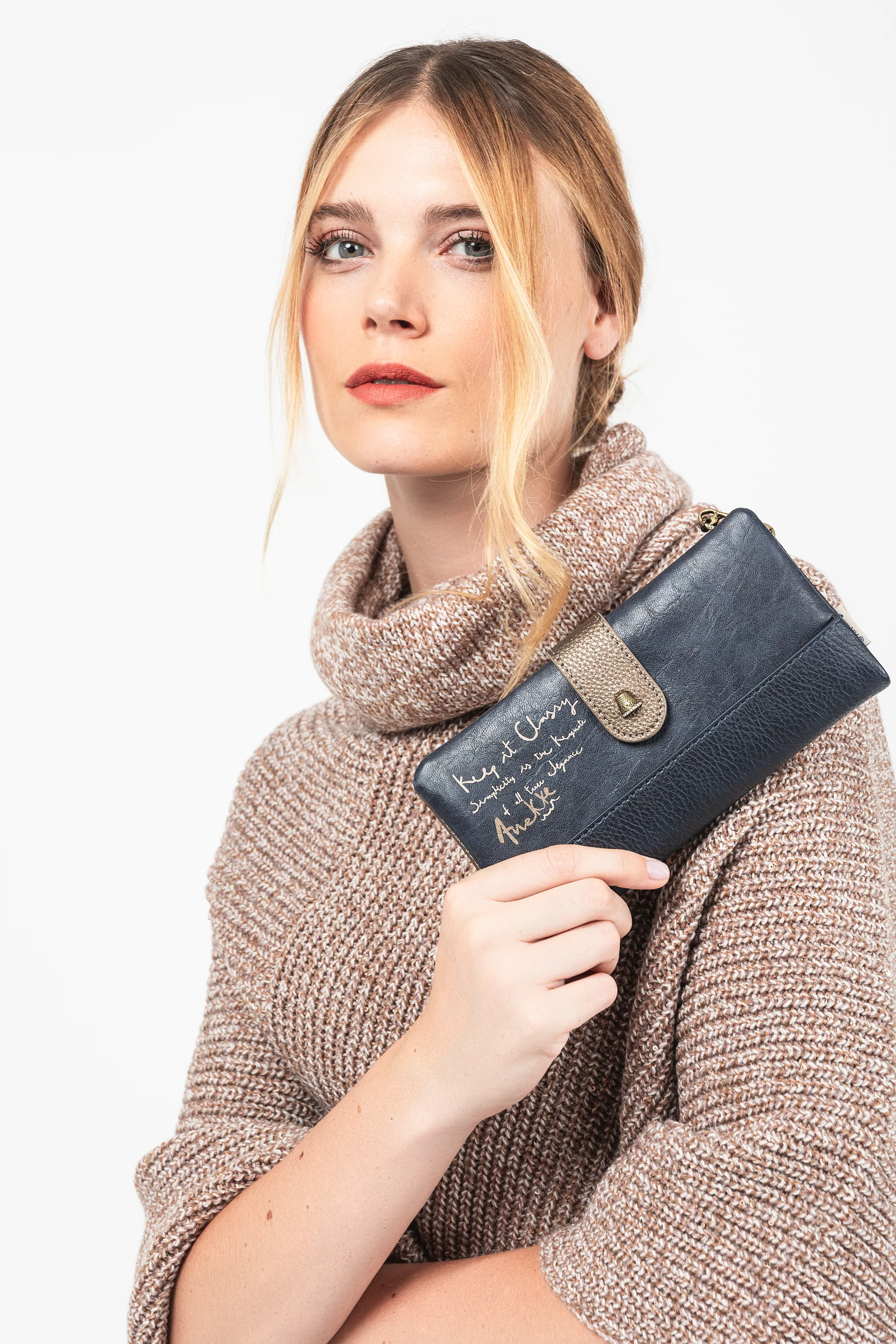 Portefeuille souple RFID grand Studio - Image 4