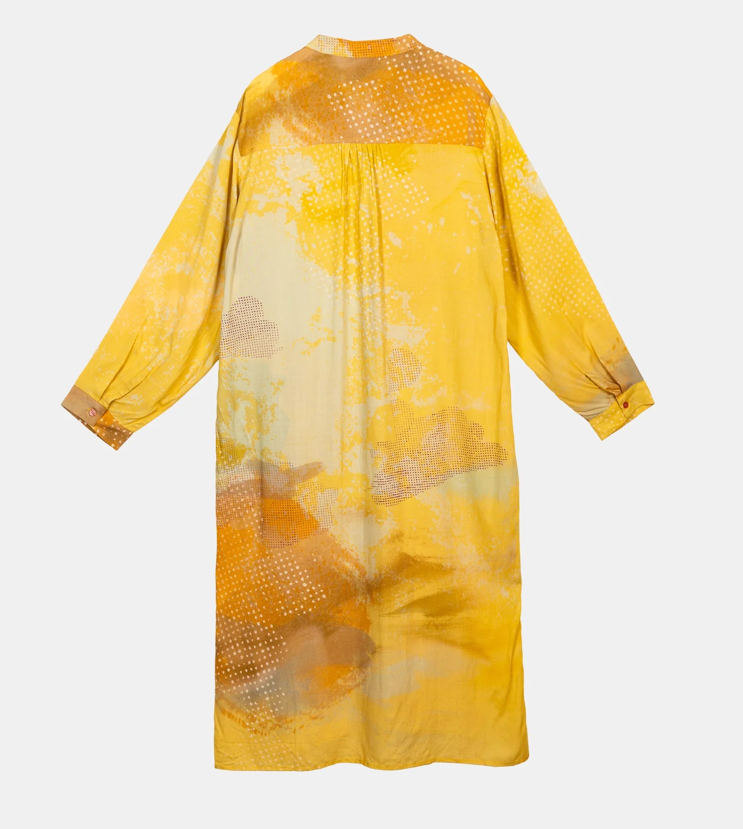Robe chemise jaune - Image 3