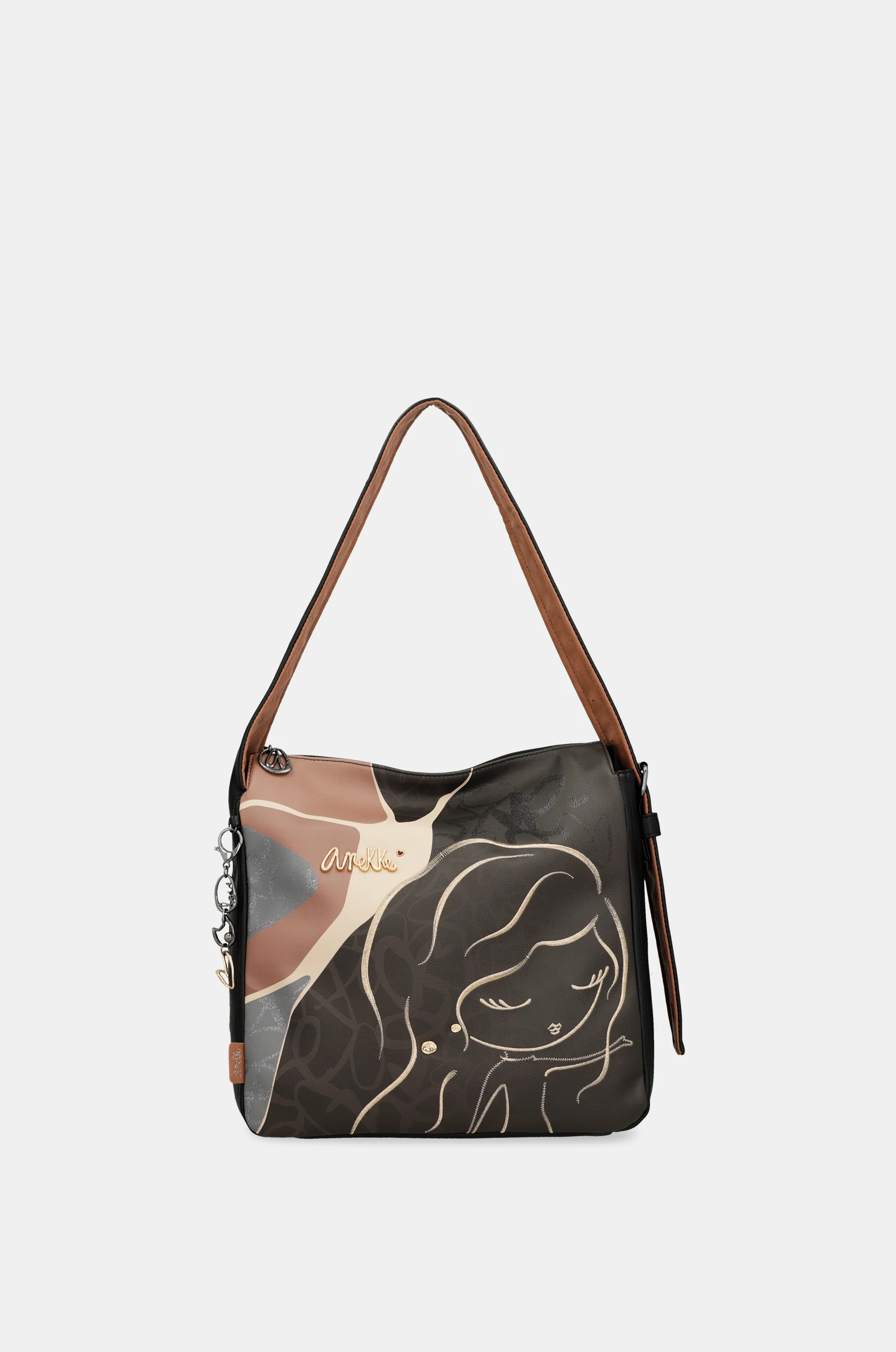 Sac à anse courte porté épaule Hearthbeat