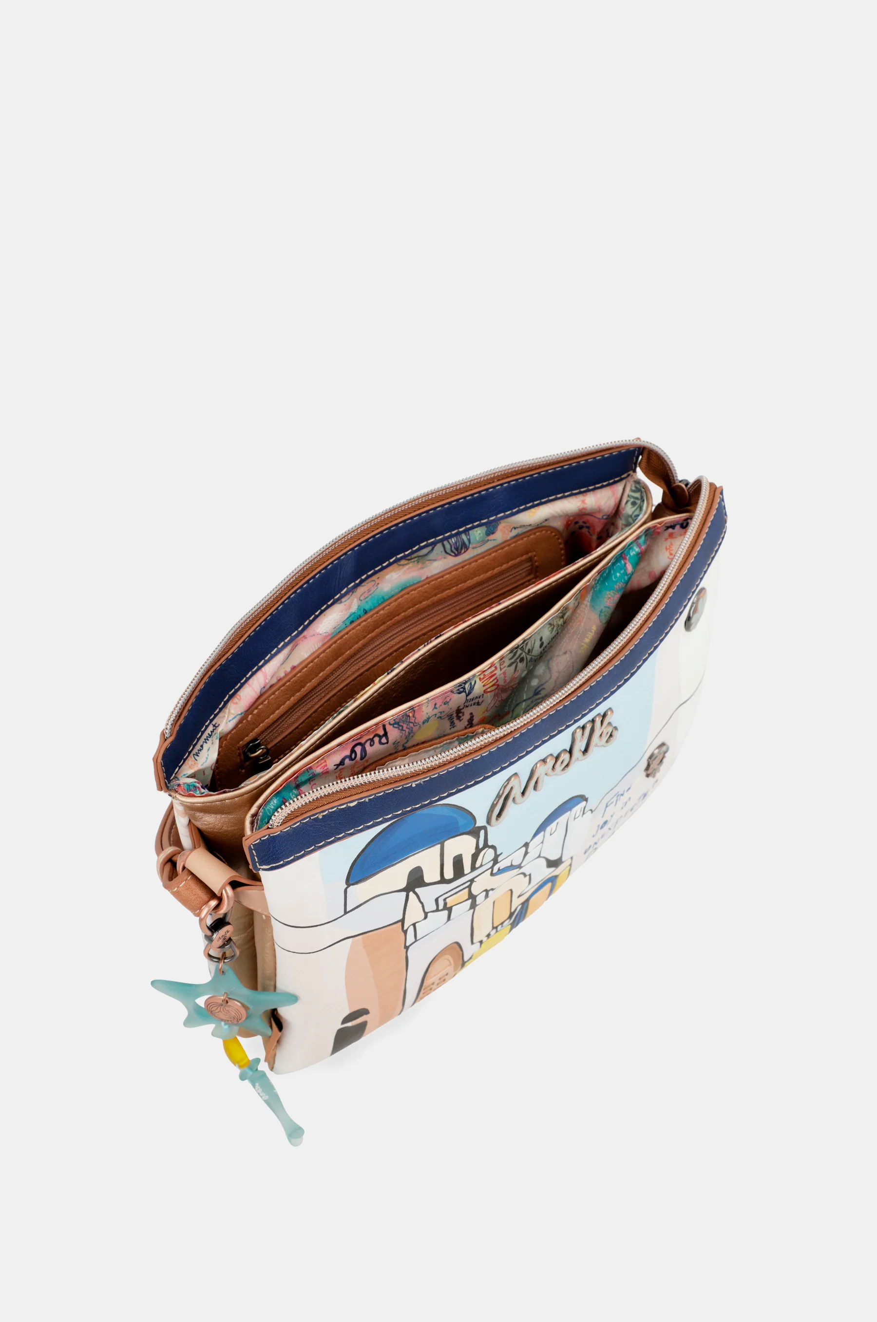 Sac à bandoulière à triple compartiment anekke - Image 5