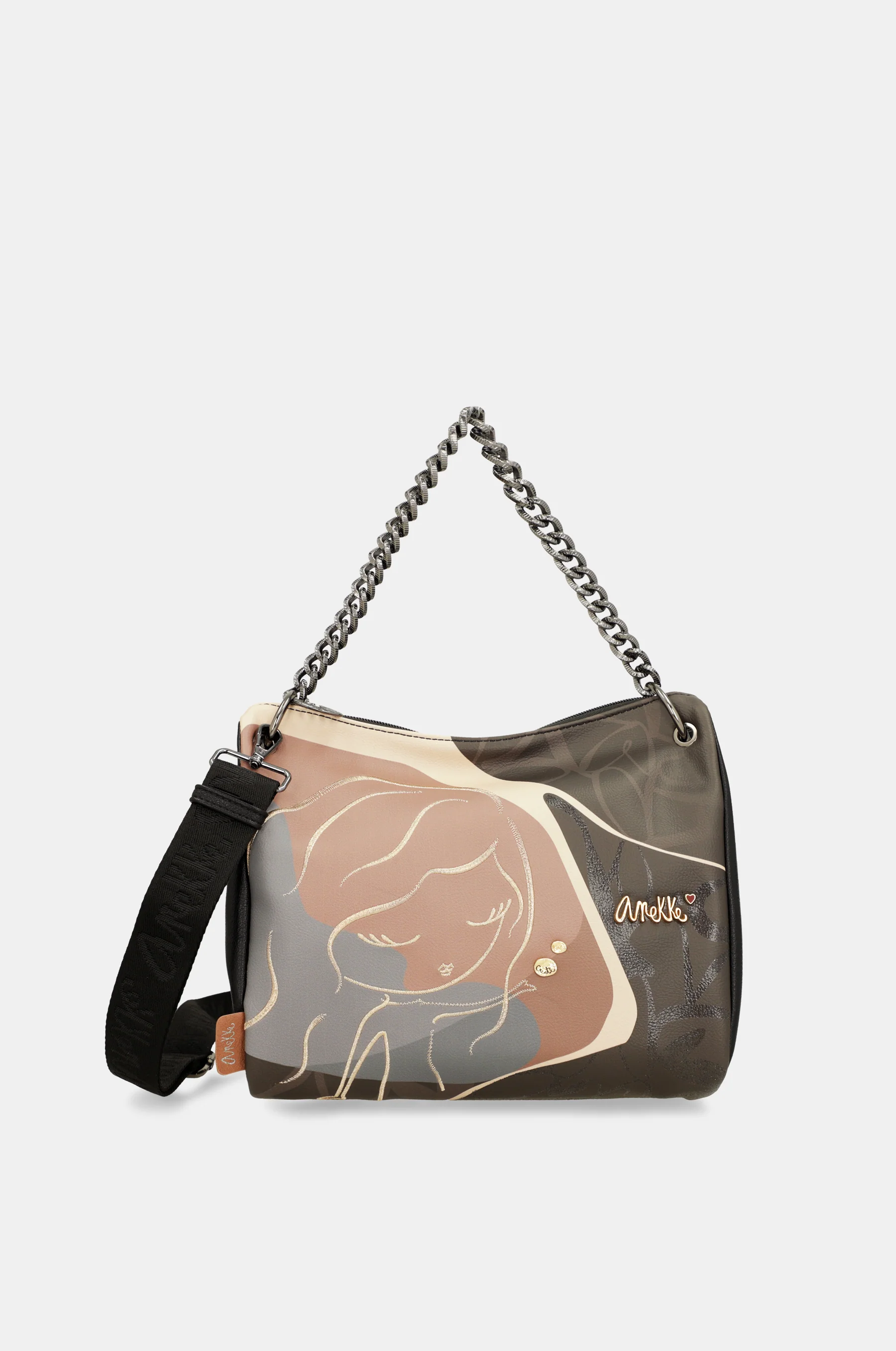 Sac à bandoulière avec anse métallique Hearthbeat