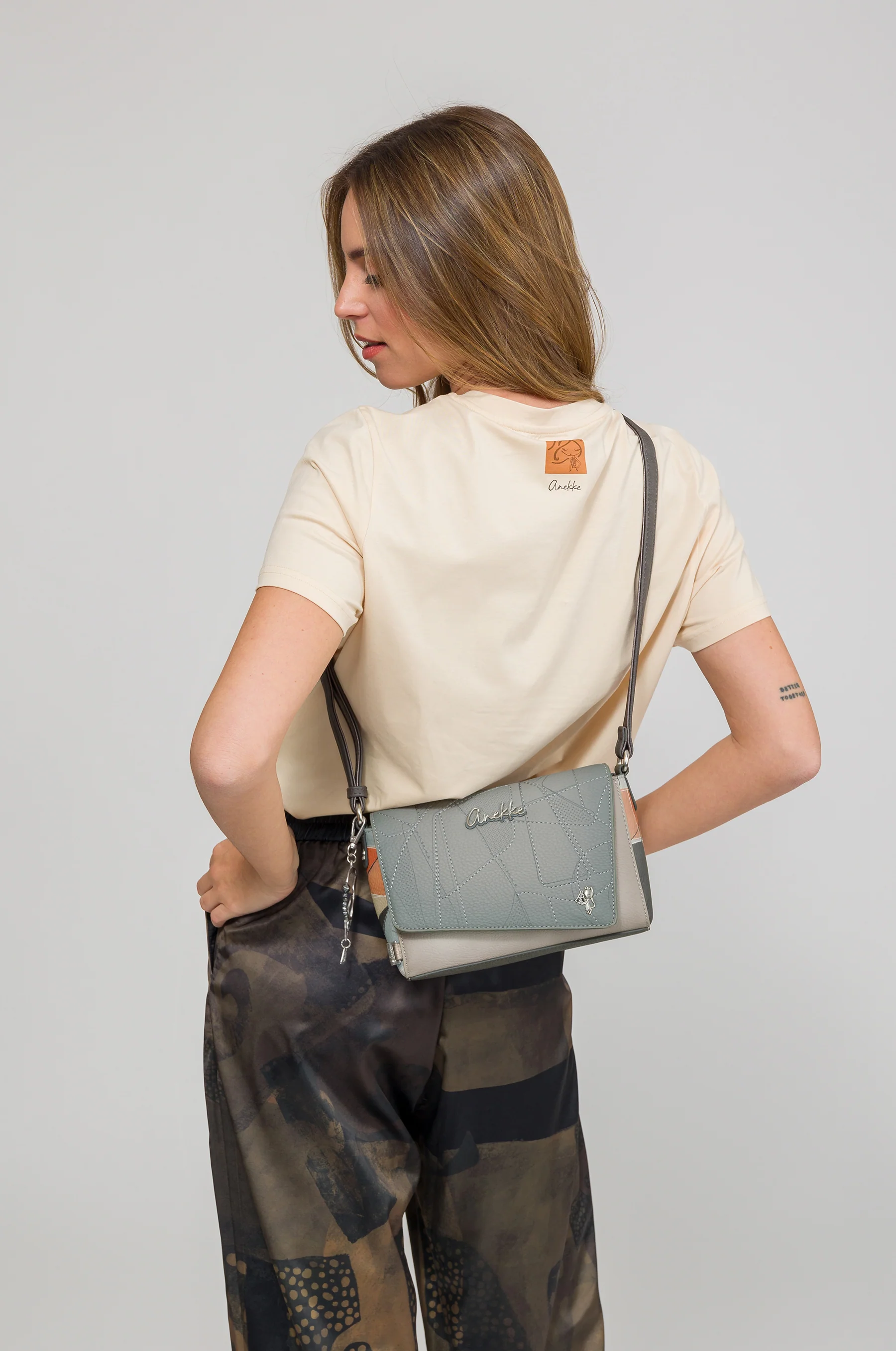 Sac à bandoulière avec rabat Auralis - Image 4