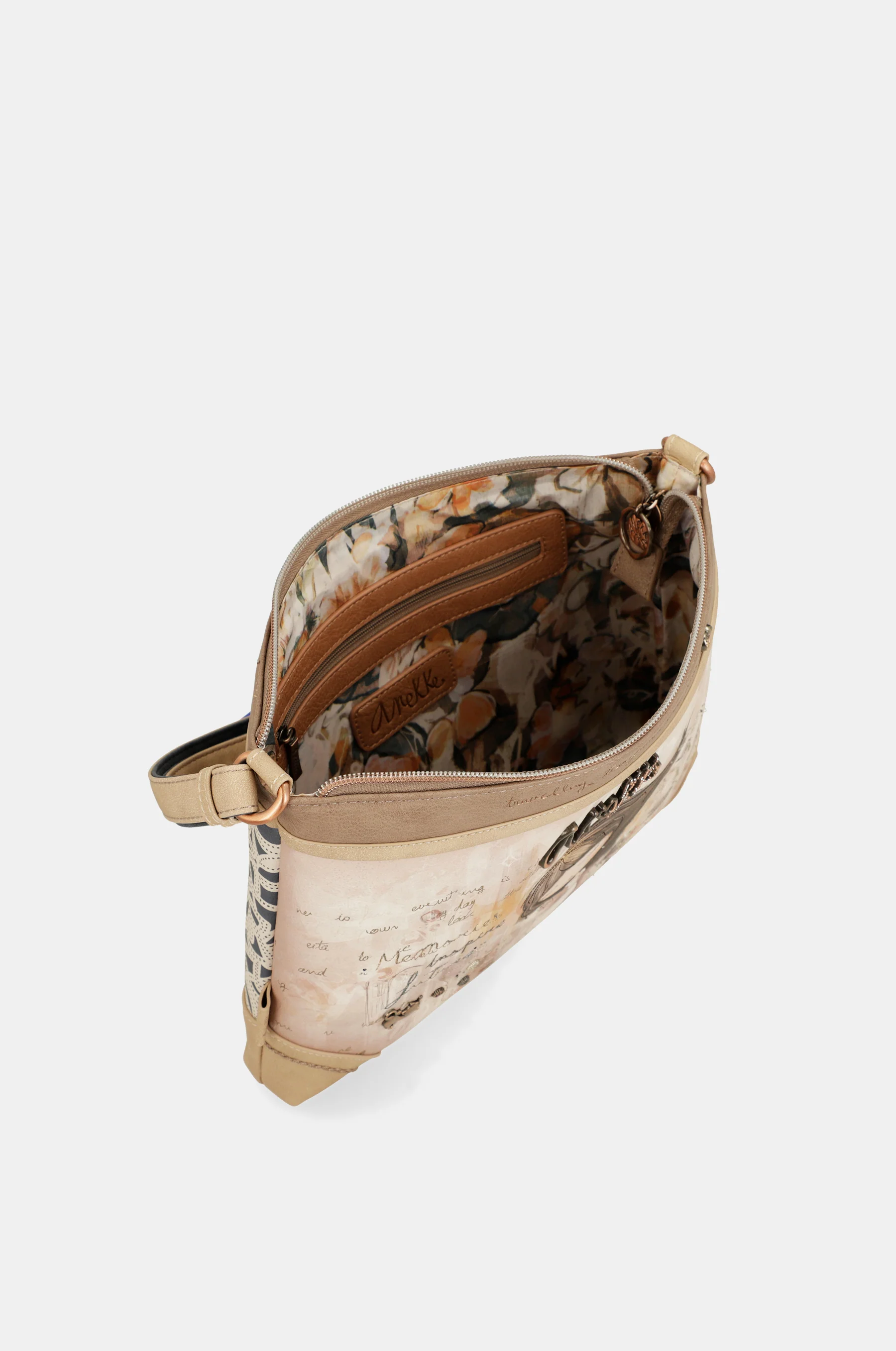Grand sac bandoulière imprimé Memories - Image 6