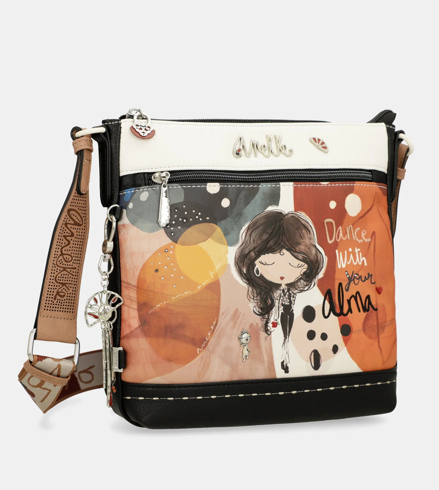 Sac bandoulière Alma avec poche avant - Image 2