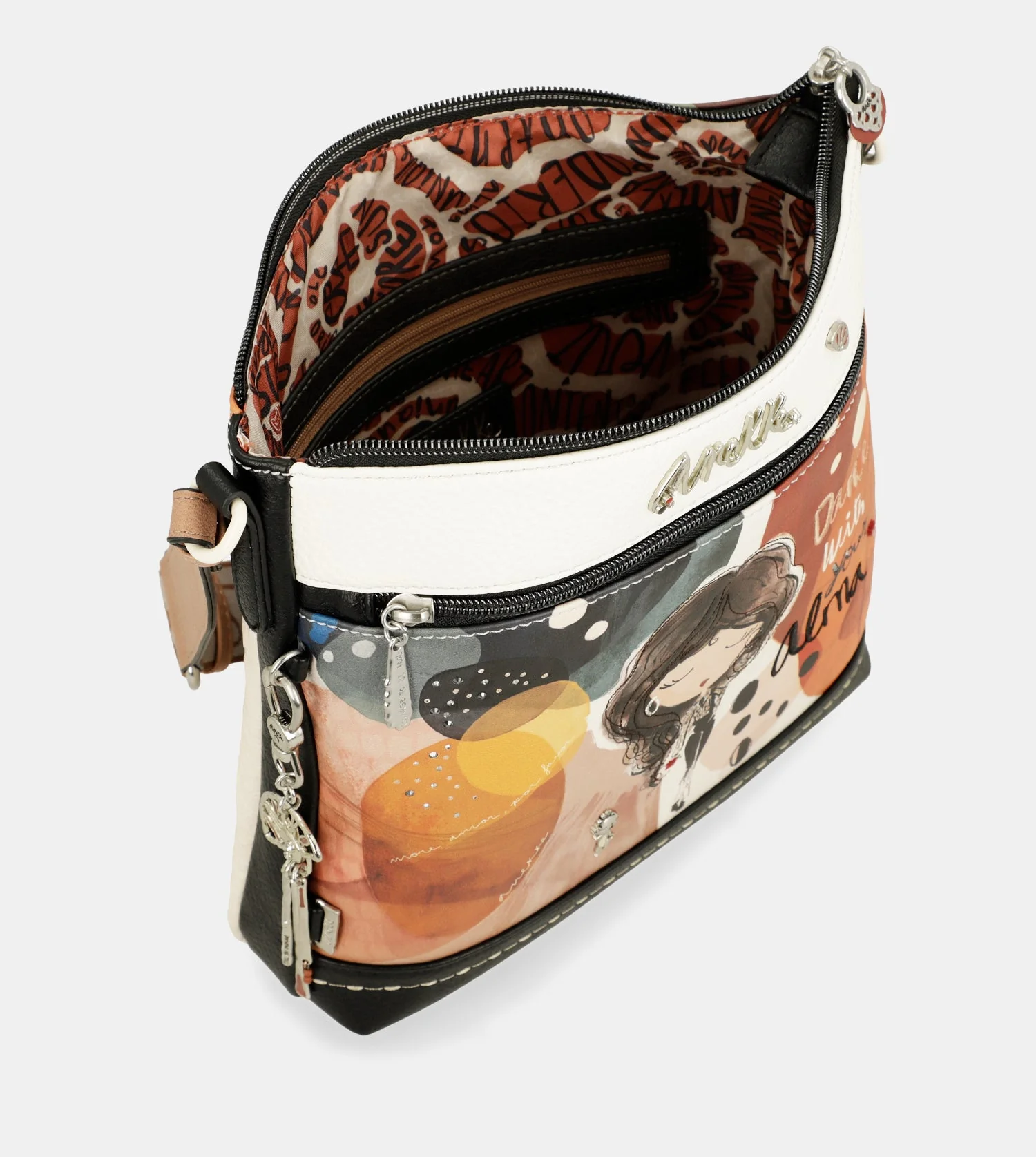 Sac bandoulière Alma avec poche avant - Image 5