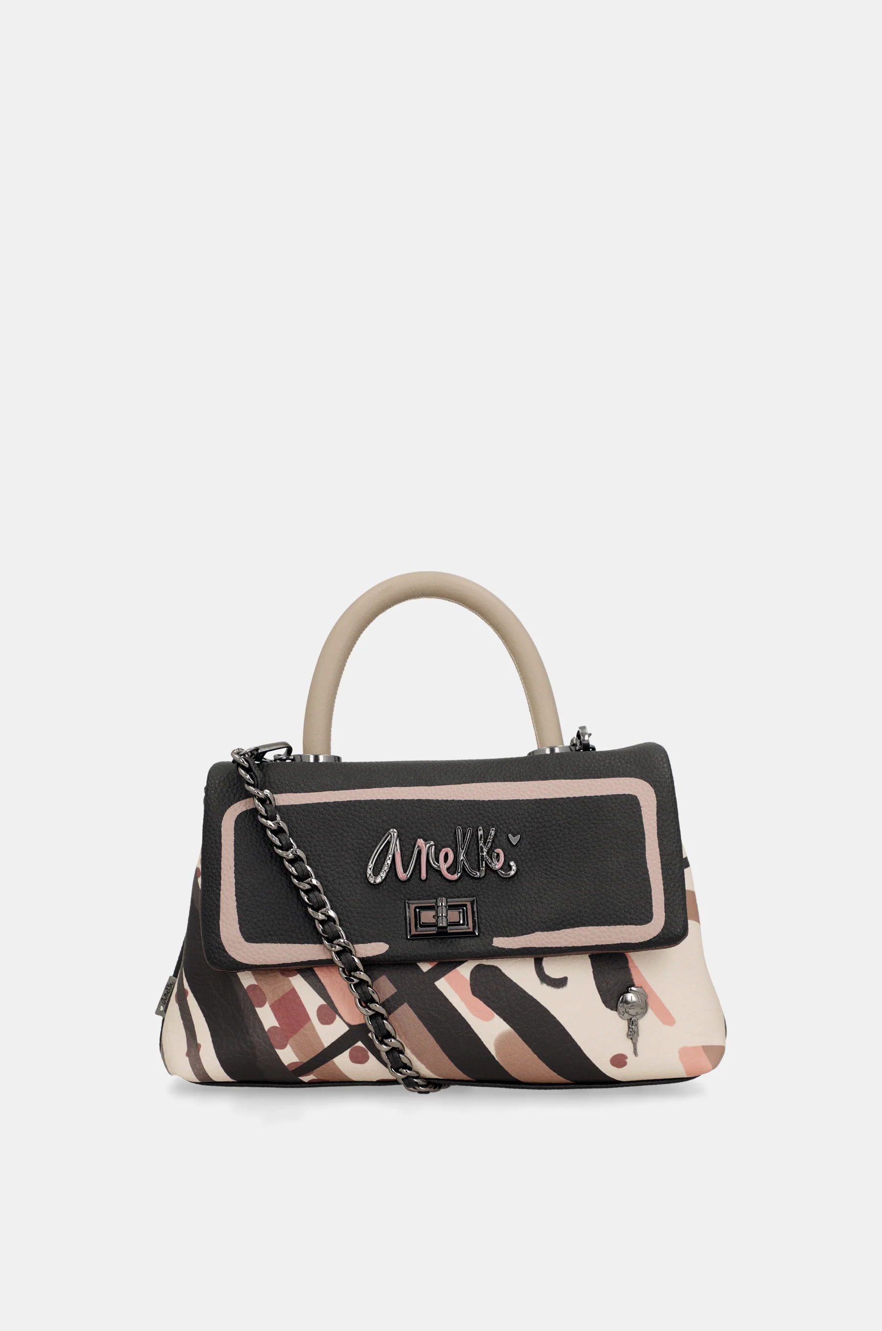 Sac à main avec anse et bandoulière petit Parisian - Image 10