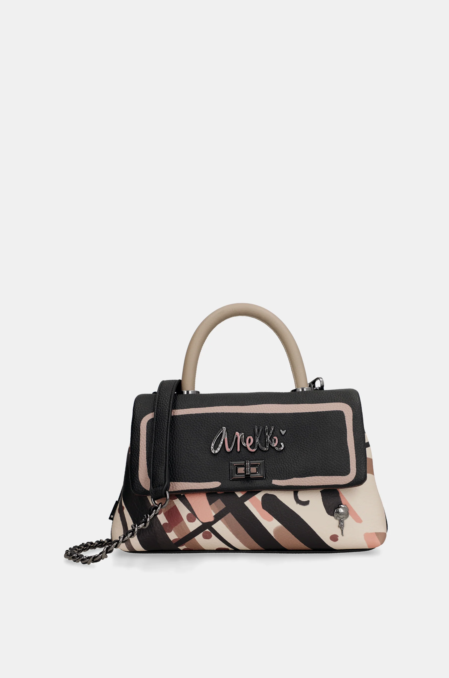 Sac à main avec anse et bandoulière petit Parisian - Image 9